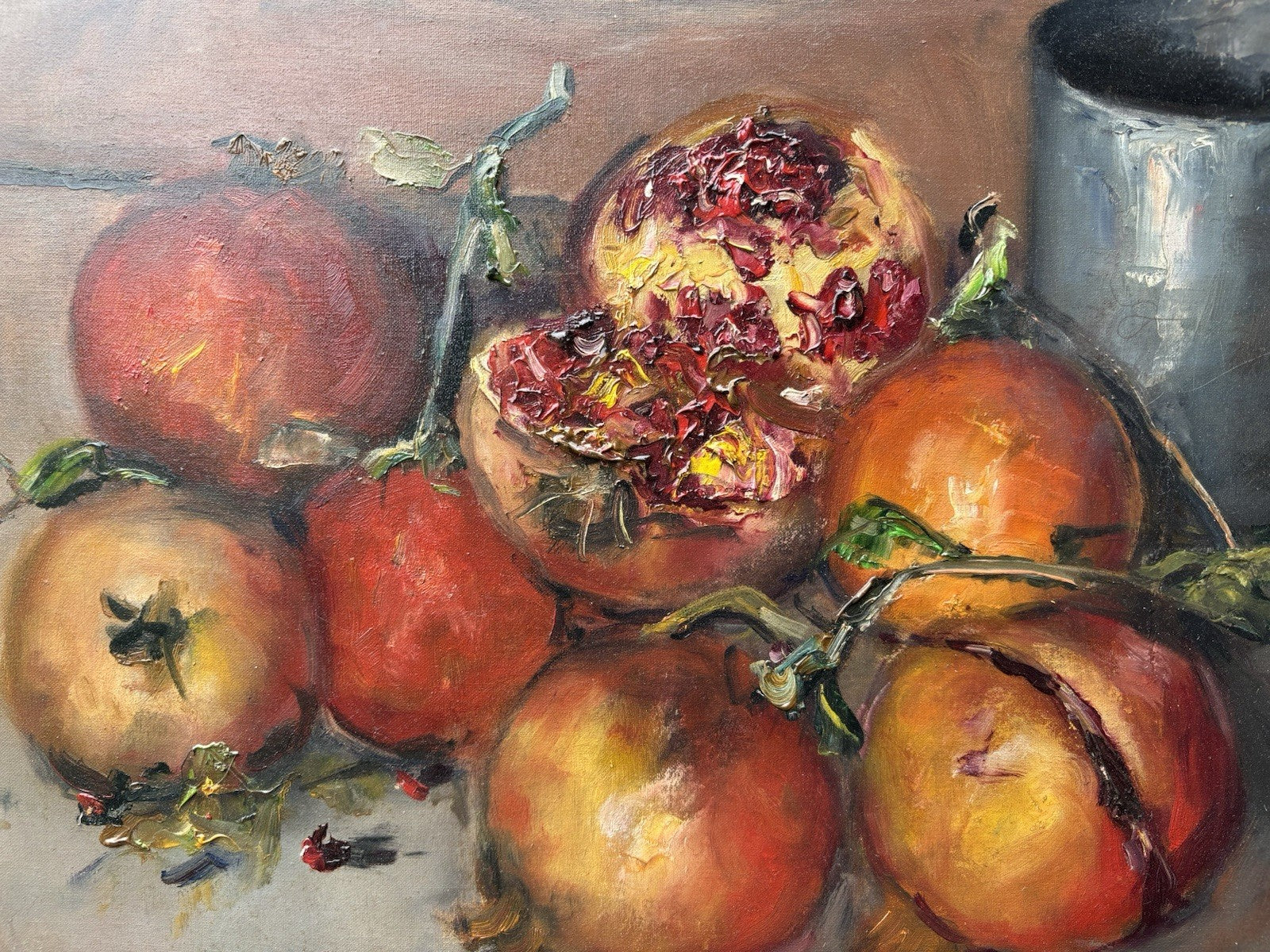 Quadro -Natura Morta- Giovanni Pane dipinto a olio su tela