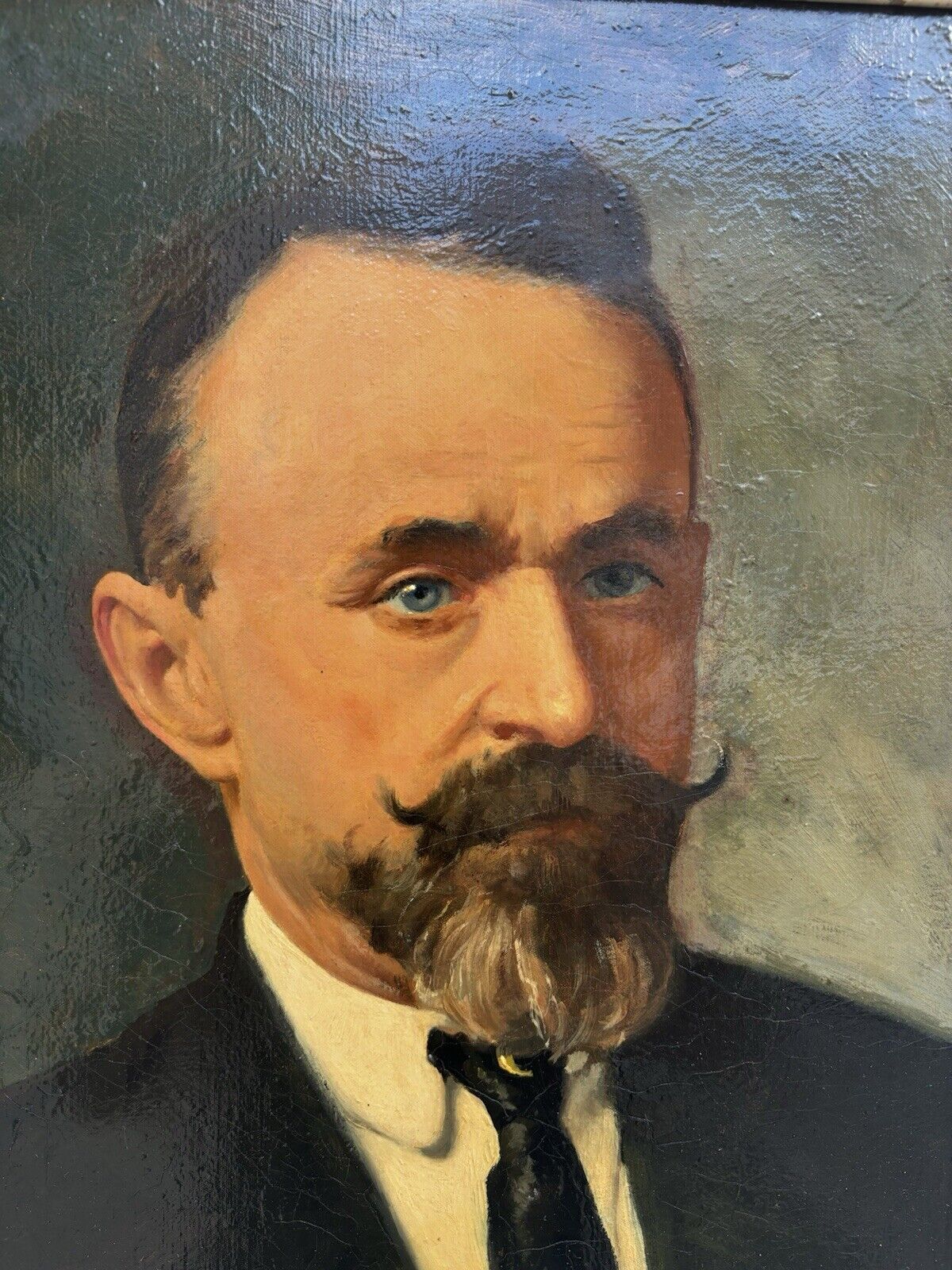 Quadro antico -Ritratto- dipinto a olio su tela