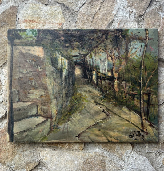 Quadro -Paesaggio- Ena Villani dipinto a olio su tela