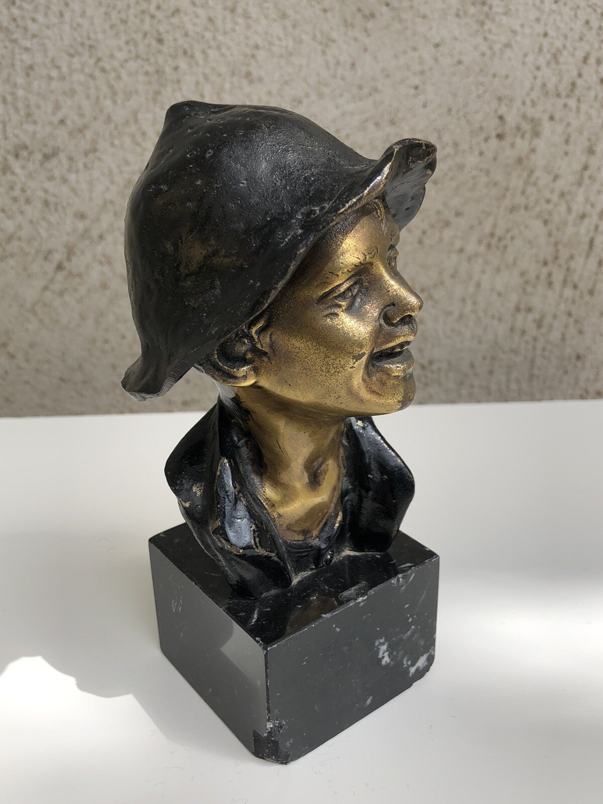 Scultura In Bronzo Vintage “Scugnizzo”