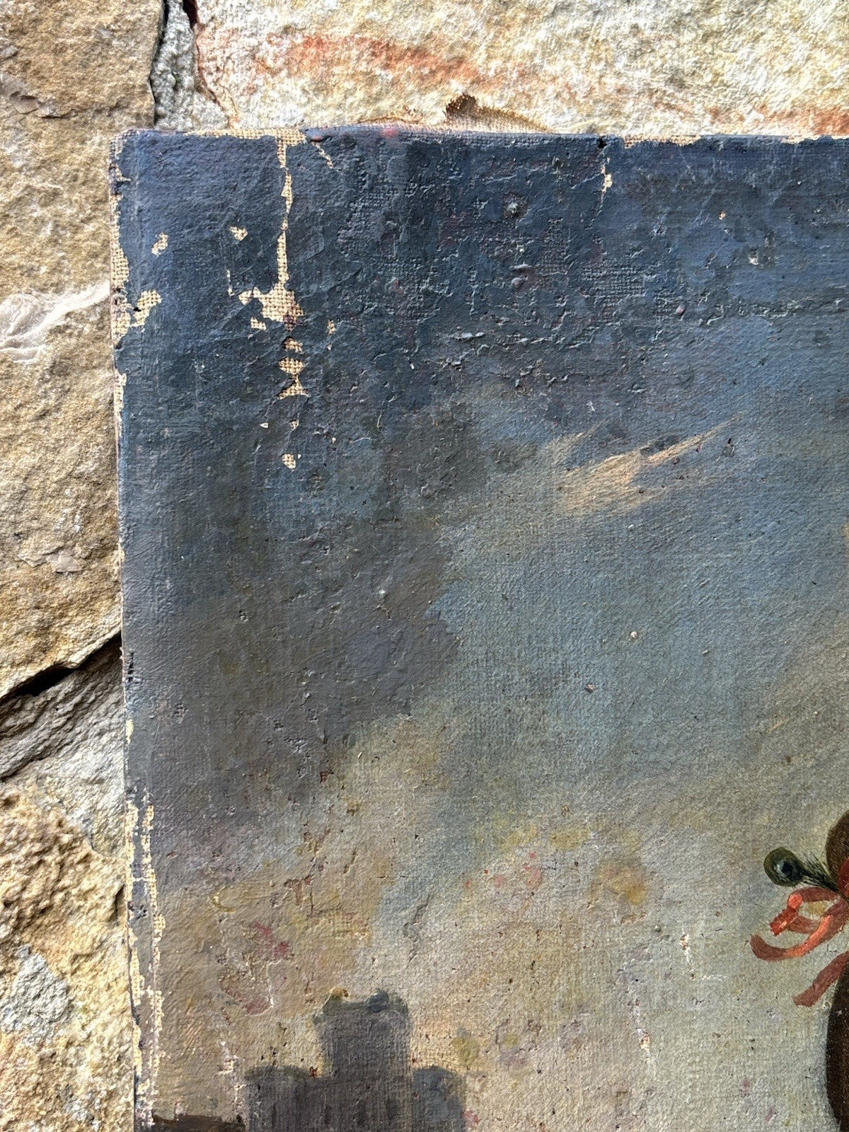 Quadro antico -Brigante- dipinto a olio su tela