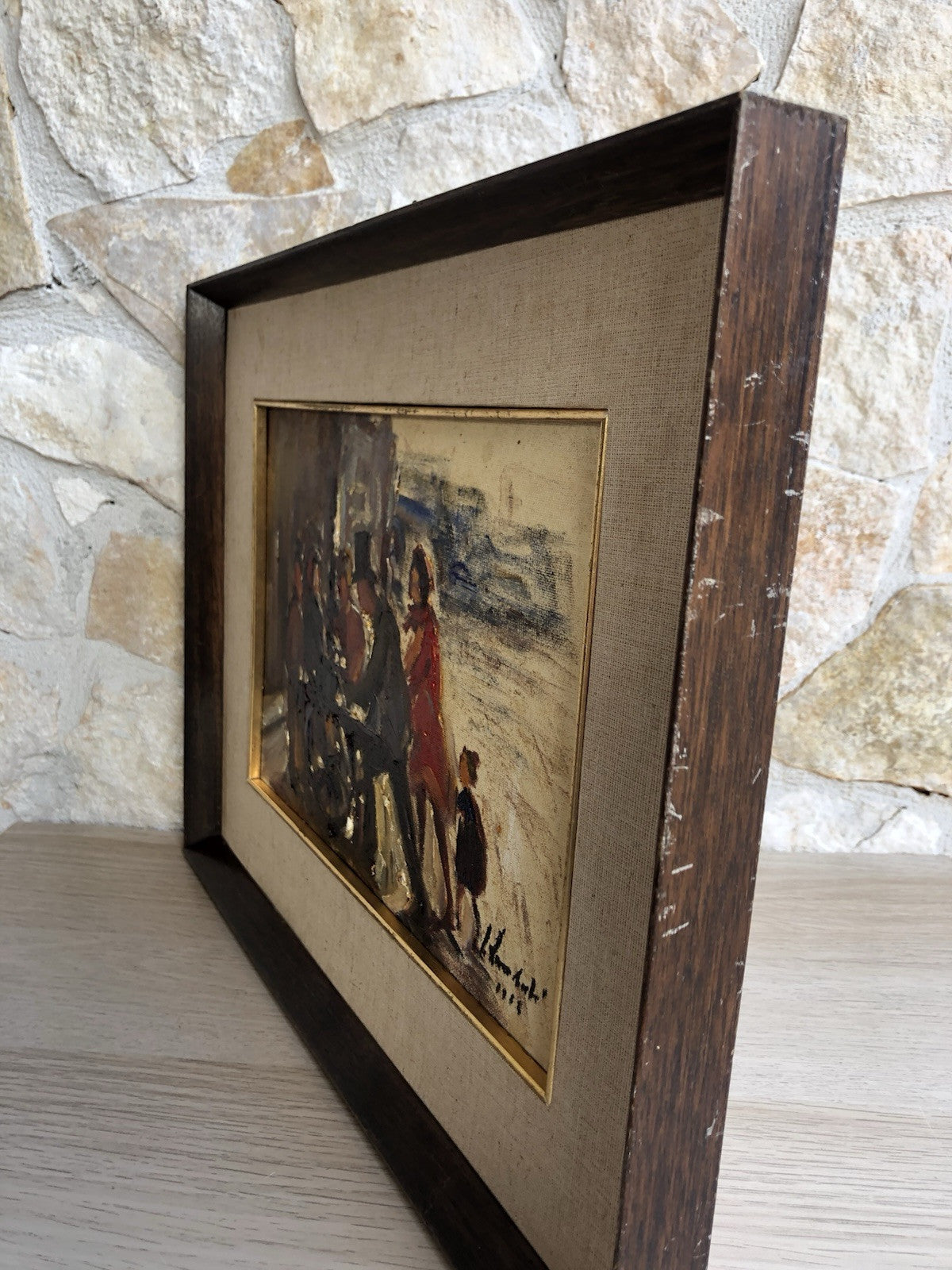 Quadro -Arrotino- dipinto a olio