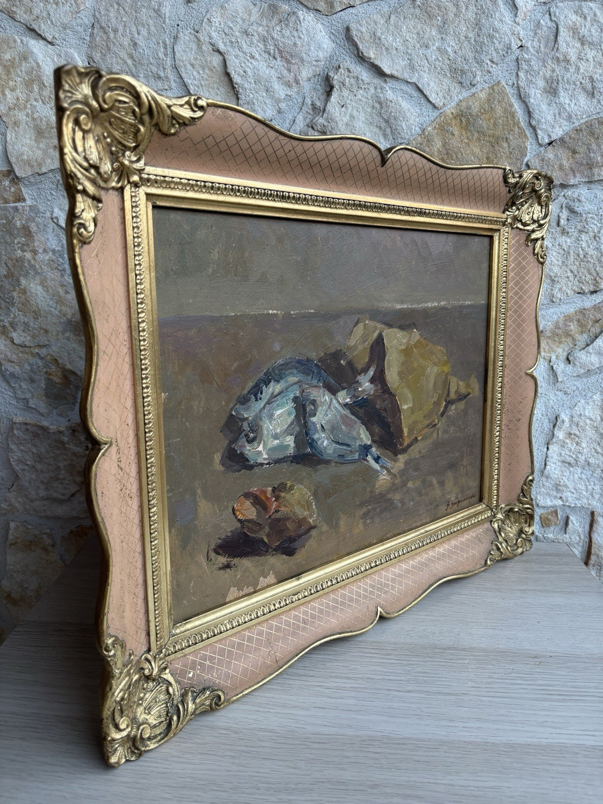 Quadro -Natura Morta- Giuseppe Scogniamiglio dipinto a olio