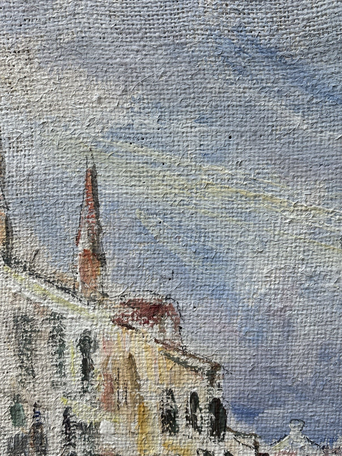 Quadro -Venezia- Edmondo Di Napoli dipinto a olio su tela