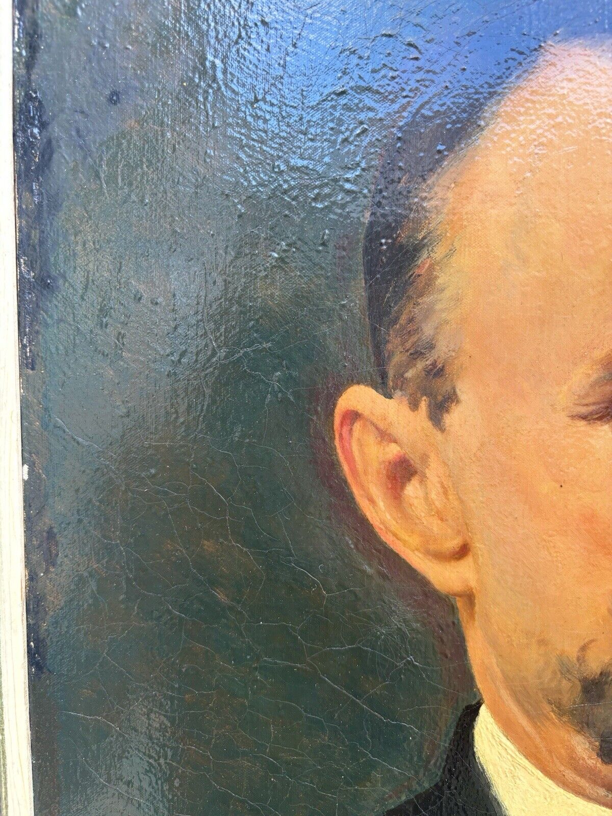 Quadro antico -Ritratto- dipinto a olio su tela