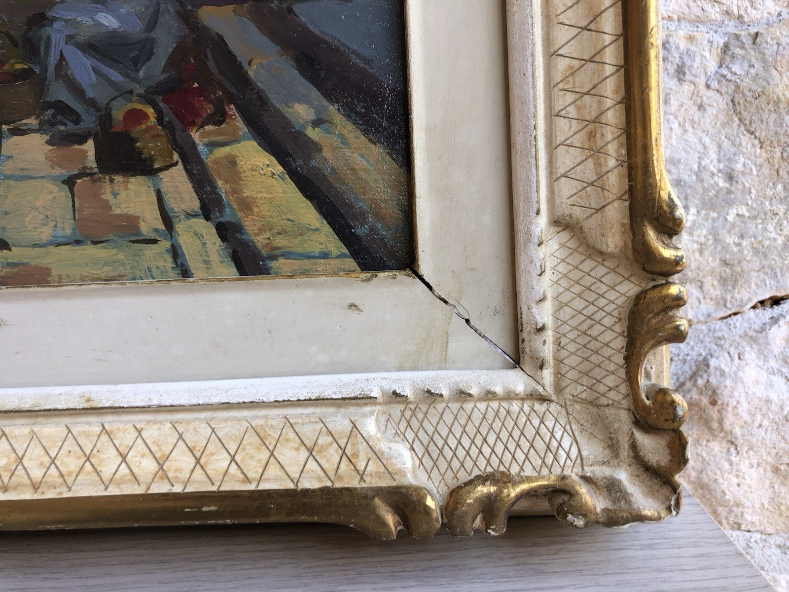 Quadro -Oriente- dipinto a olio su tavoletta
