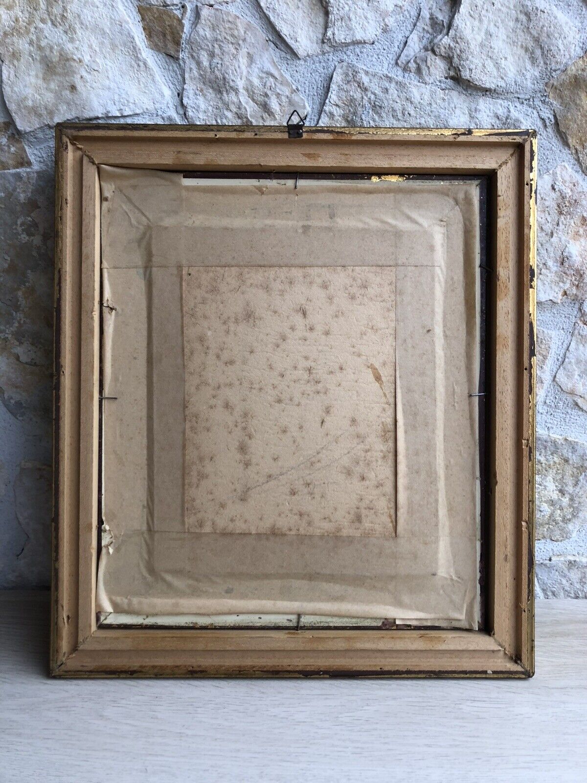 Quadro -Villa- dipinto a olio su cartoncino