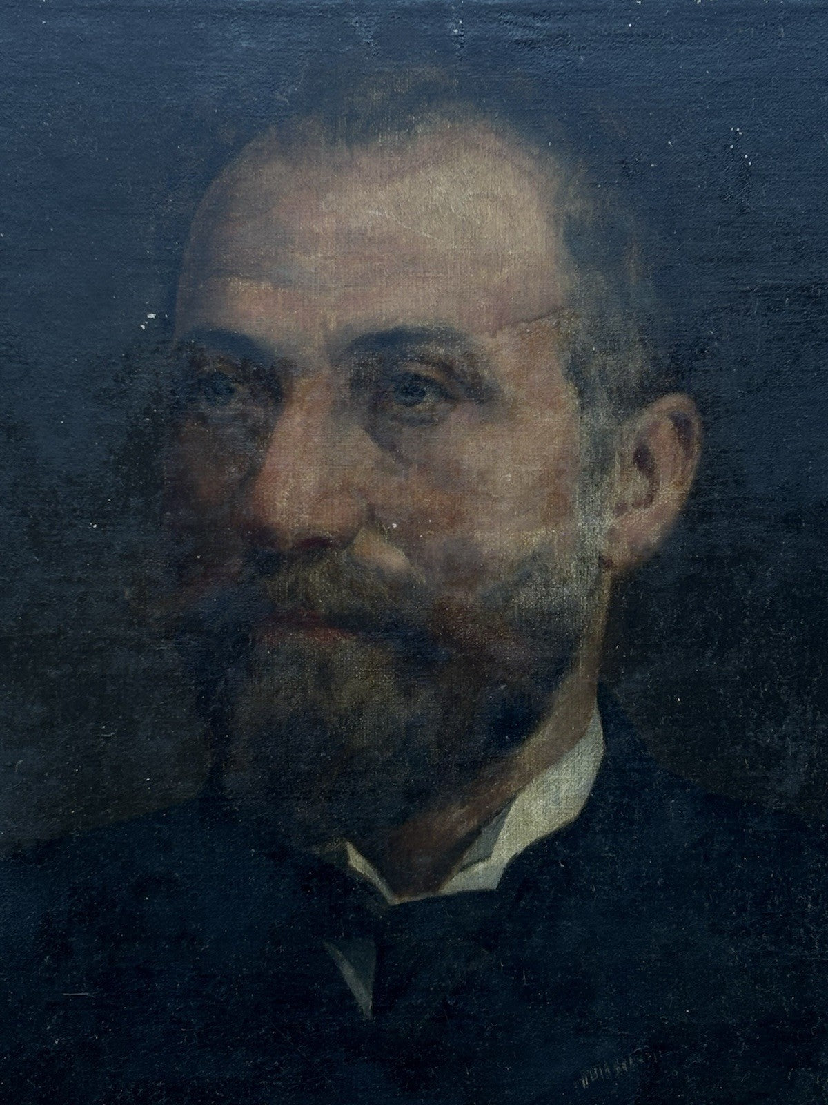 Quadro antico -Ritratto- dipinto a olio su tela