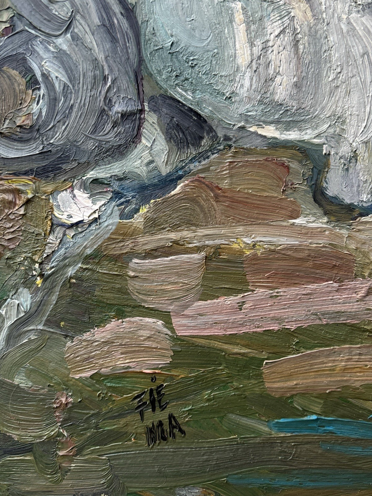 Quadro -Cavalli- Fienga- dipinto a olio su tela