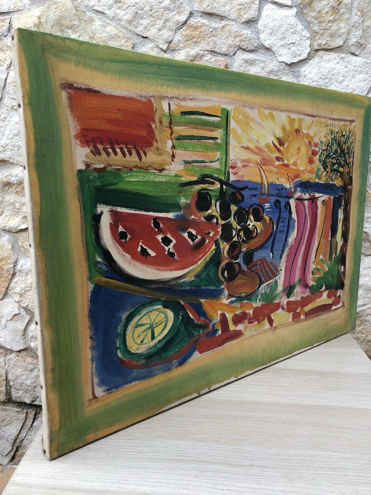 Quadro -Natura Morta- Alberto Sanvitale dipinto a olio su tela