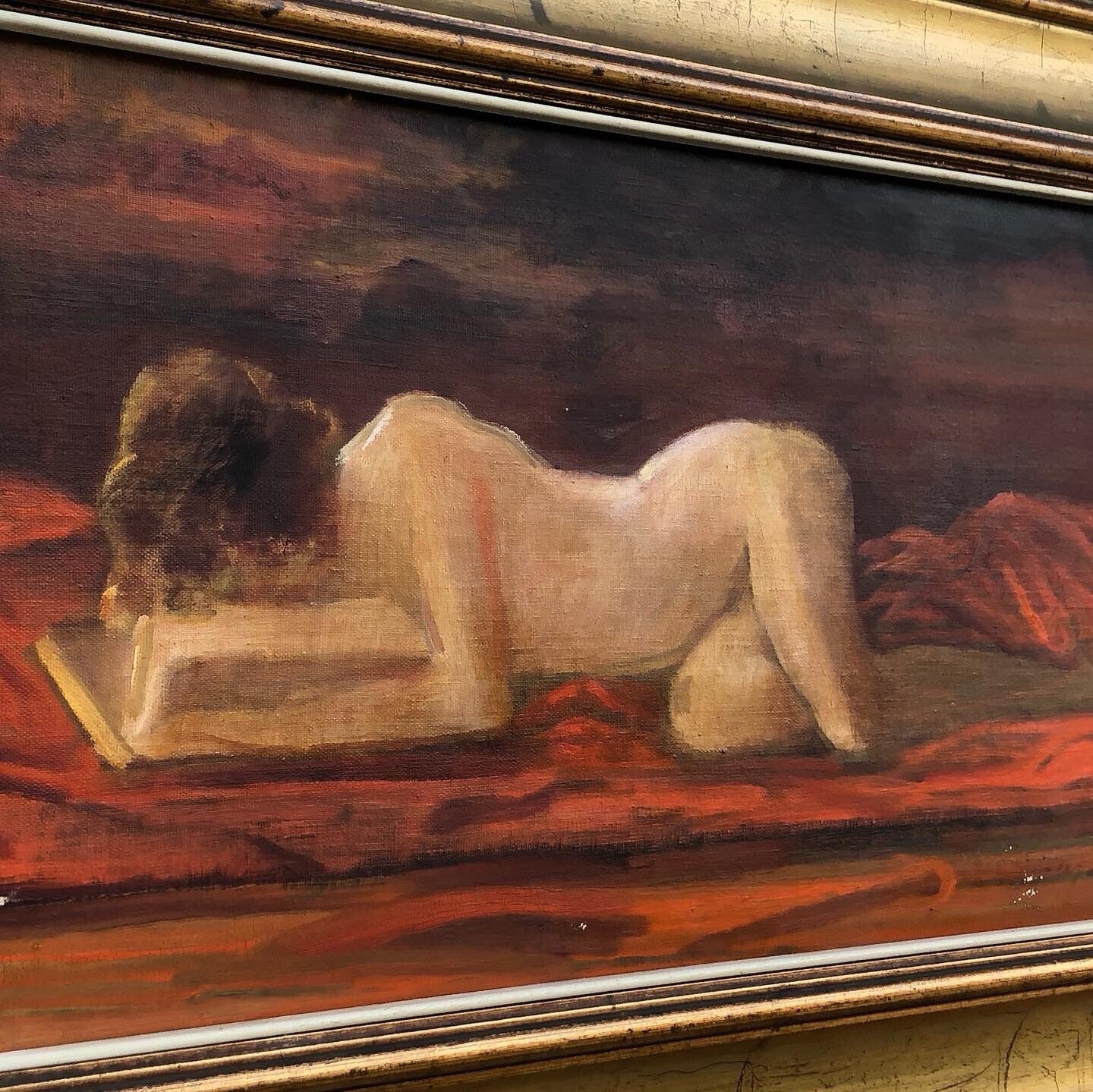 Quadro vintage -Nudo Artistico-dipinto a olio