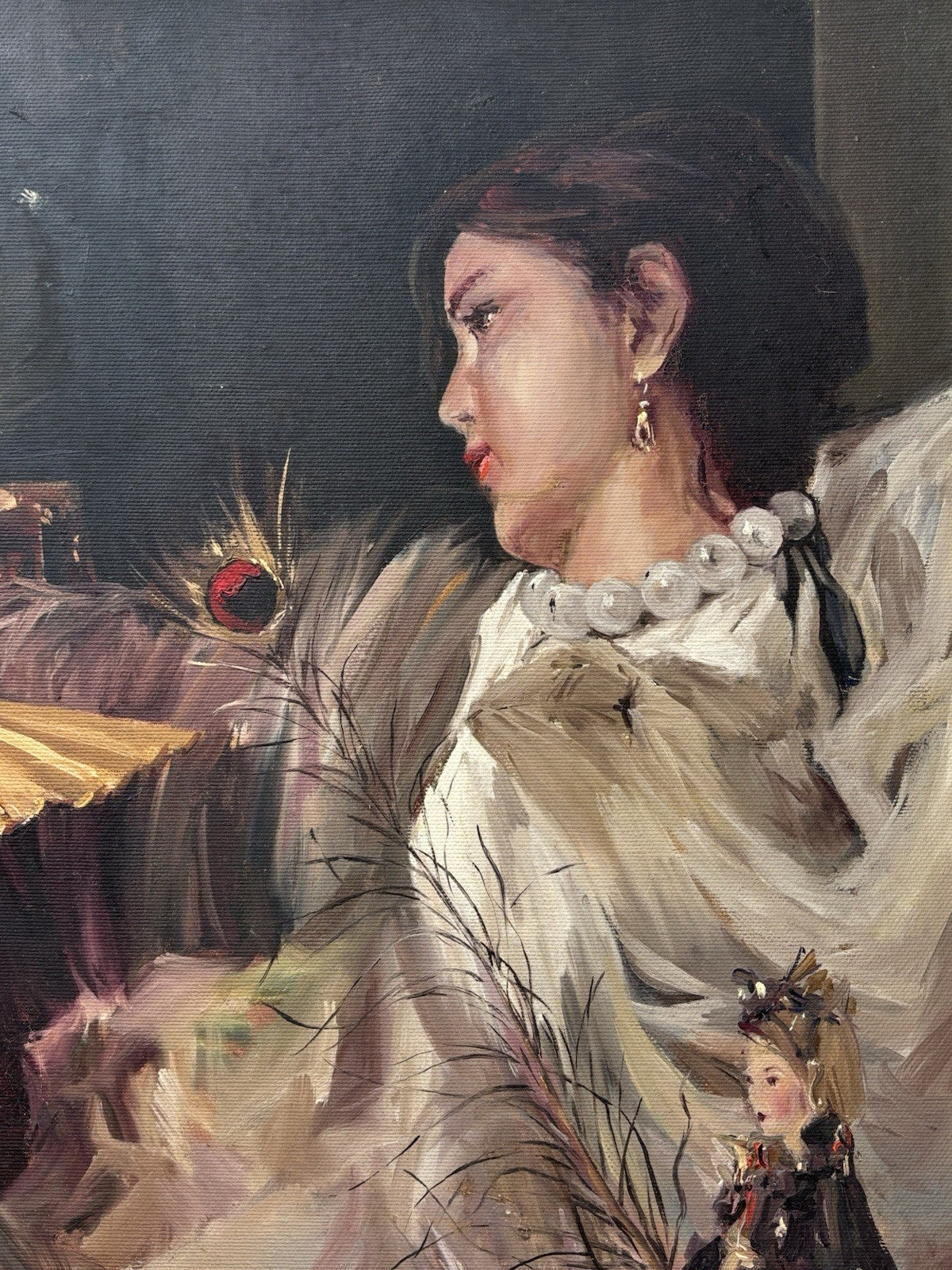 Quadro -Ricordi- Francesco Davide dipinto a olio su tela