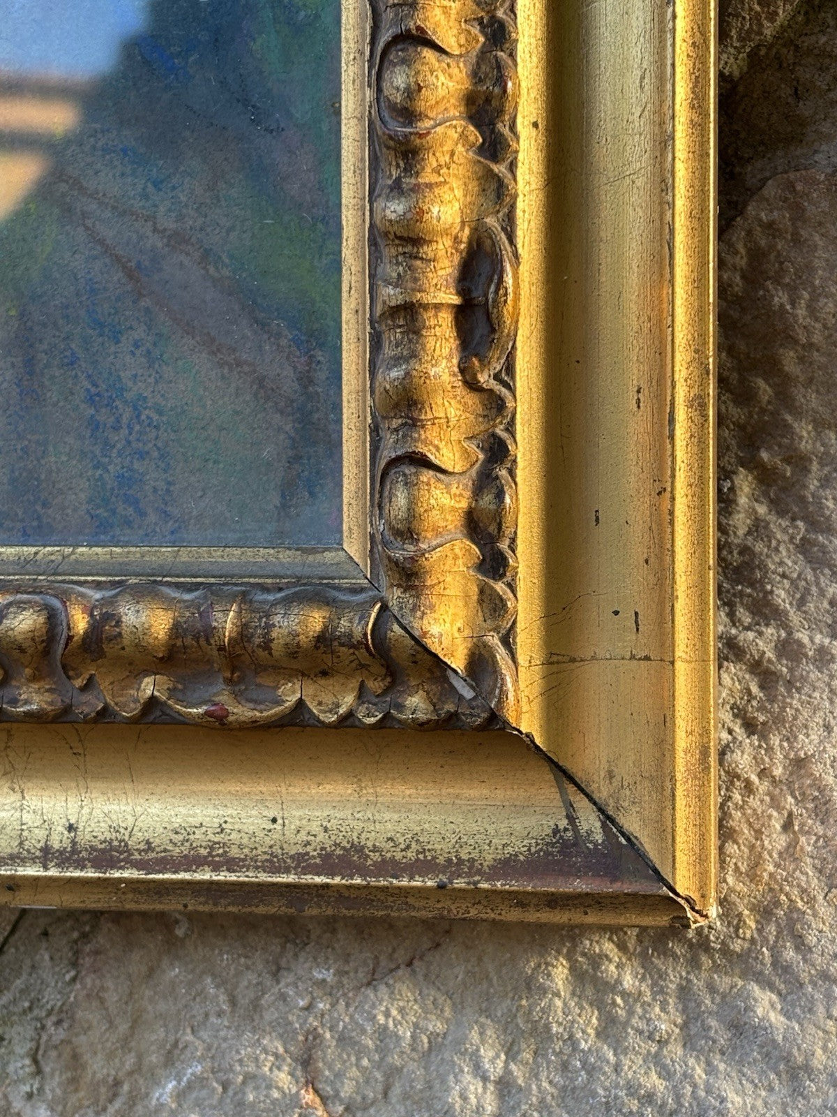 Quadro -Paesaggio- Raffaele Limauro realizzato a pastello