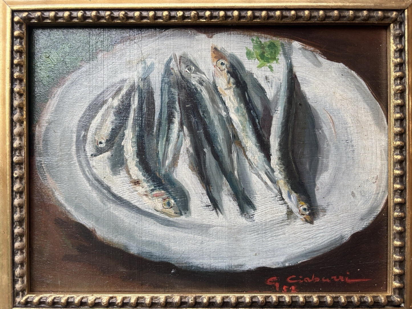 Quadro -Natura Morta- dipinto a olio su tavoletta