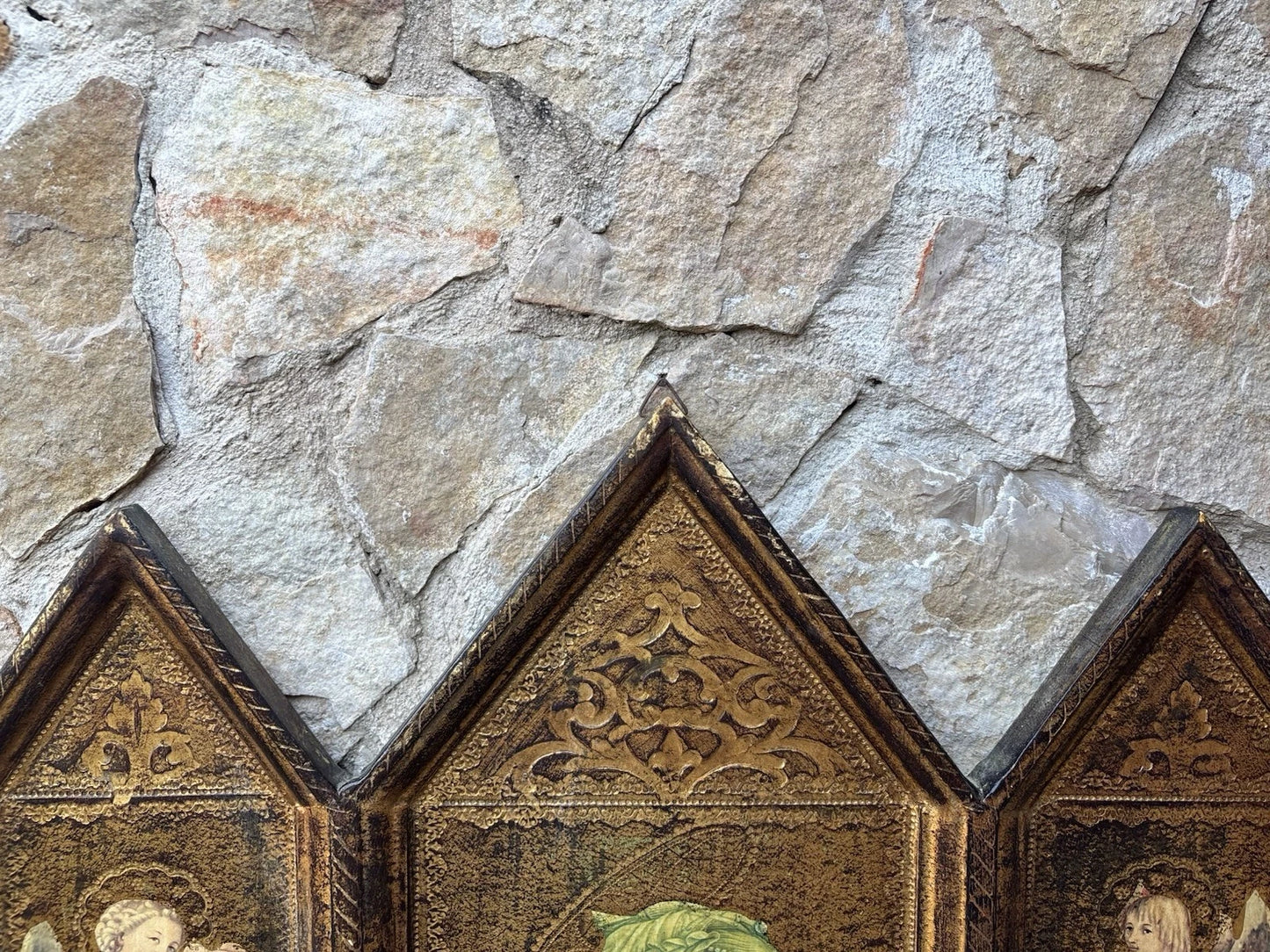 Quadro Icona Religiosa Vintage