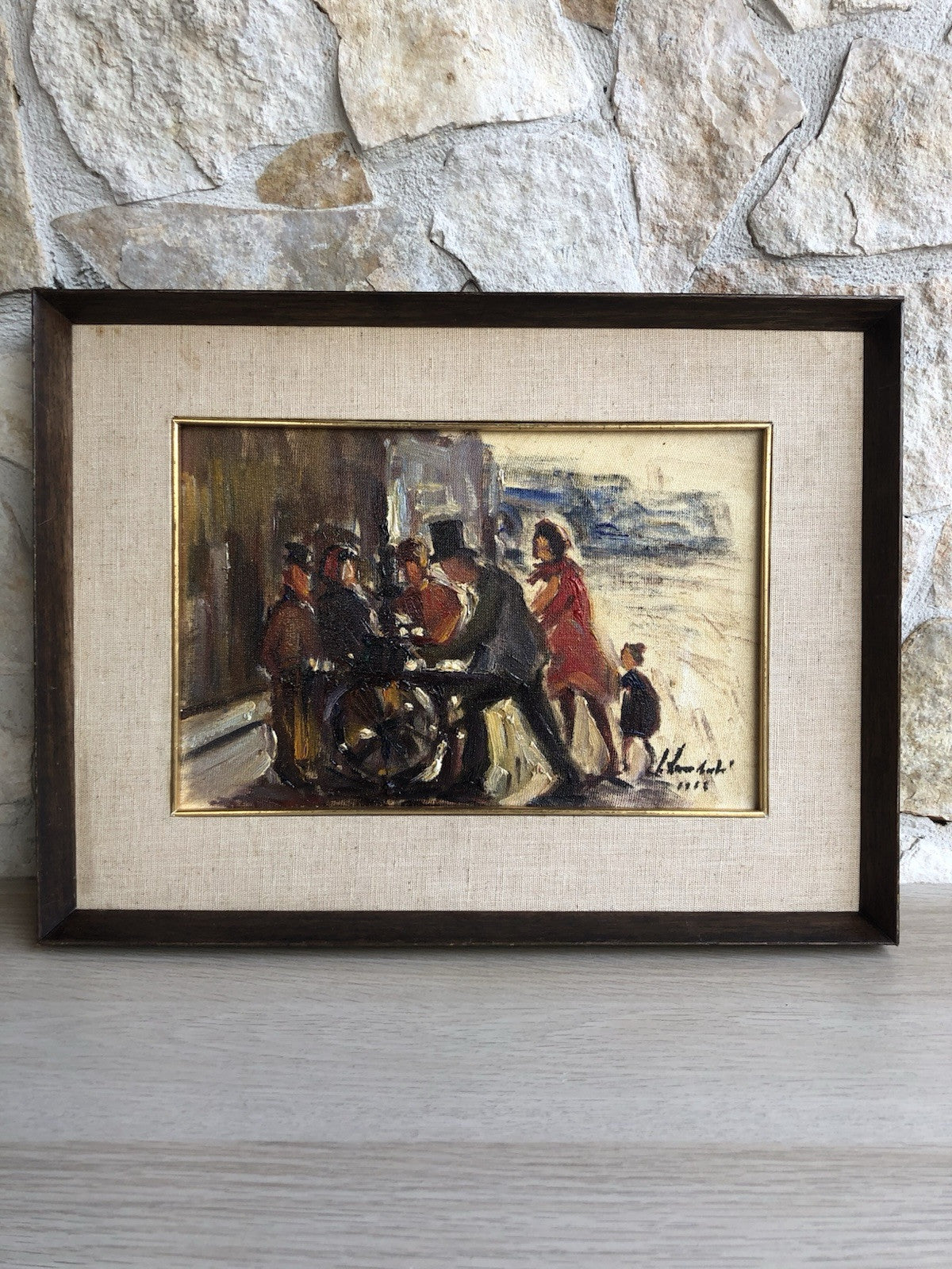 Quadro -Arrotino- dipinto a olio