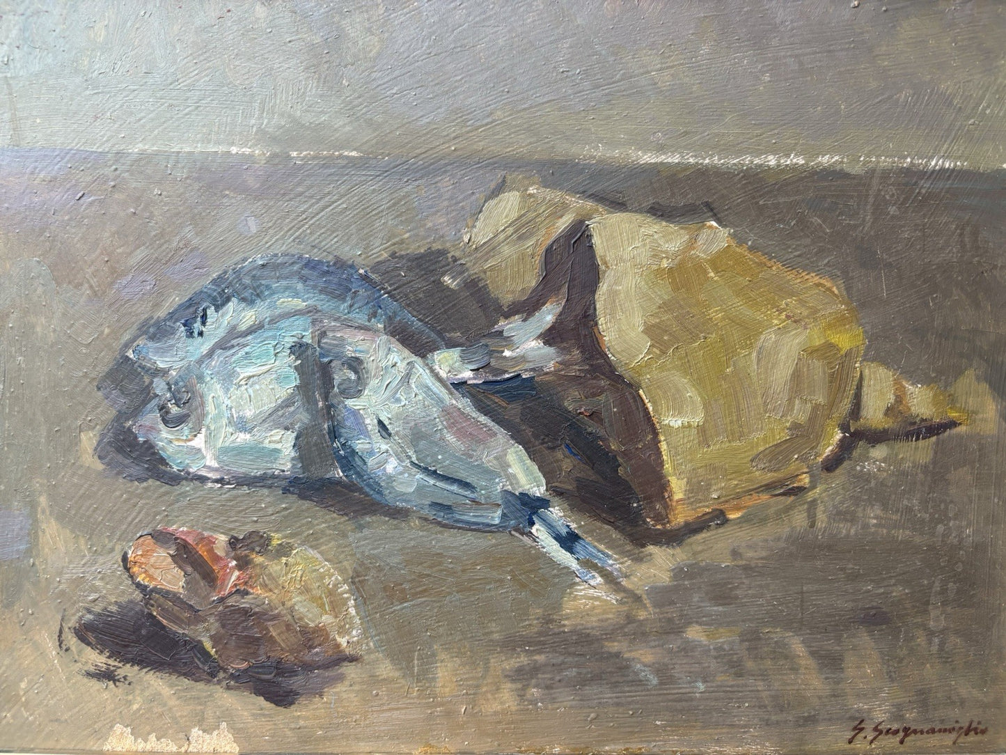 Quadro -Natura Morta- Giuseppe Scogniamiglio dipinto a olio