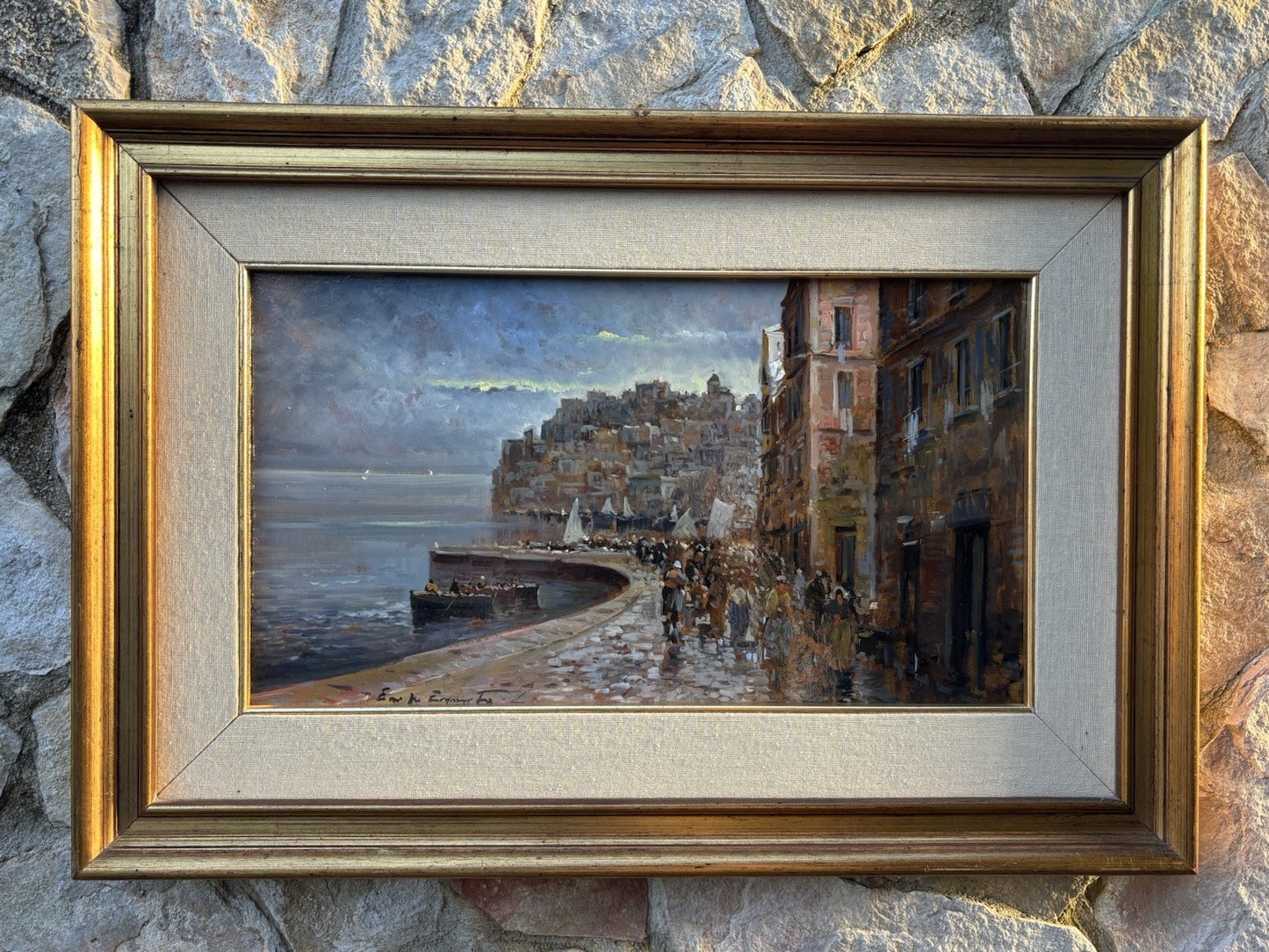 Quadro -Bacoli- Eniko Esposito dipinto a olio