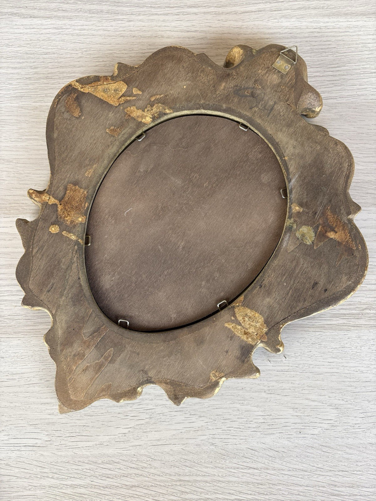 Specchio Vintage In Legno