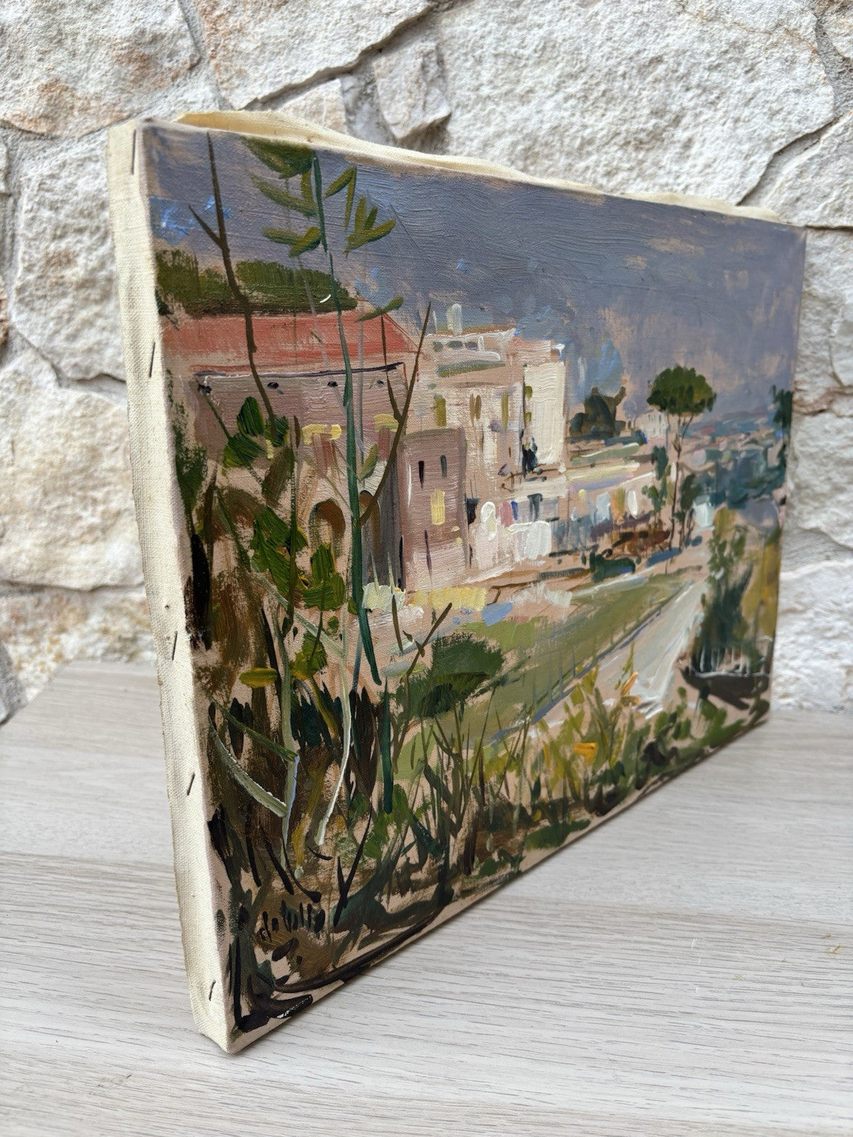 Quadro -Paesaggio Panoramico- dipinto a olio su tela