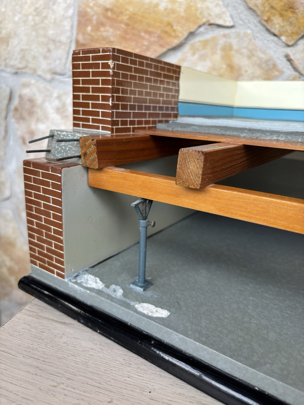 Modello Architettonico Didattico Vintage V.Toffoli E Figli