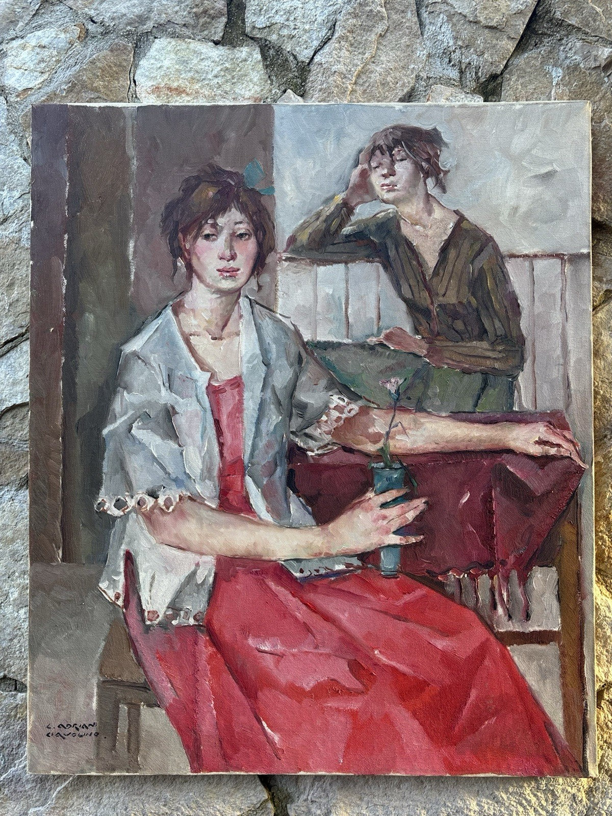 Quadro -Figure Femminili- Ciro Adrian Ciavolino- dipinto a olio su tela