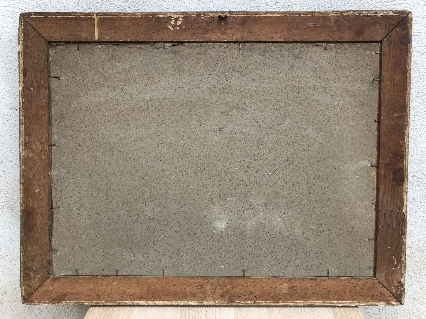 Quadro antico -Paesaggio- dipinto a olio su tela applicata su cartone