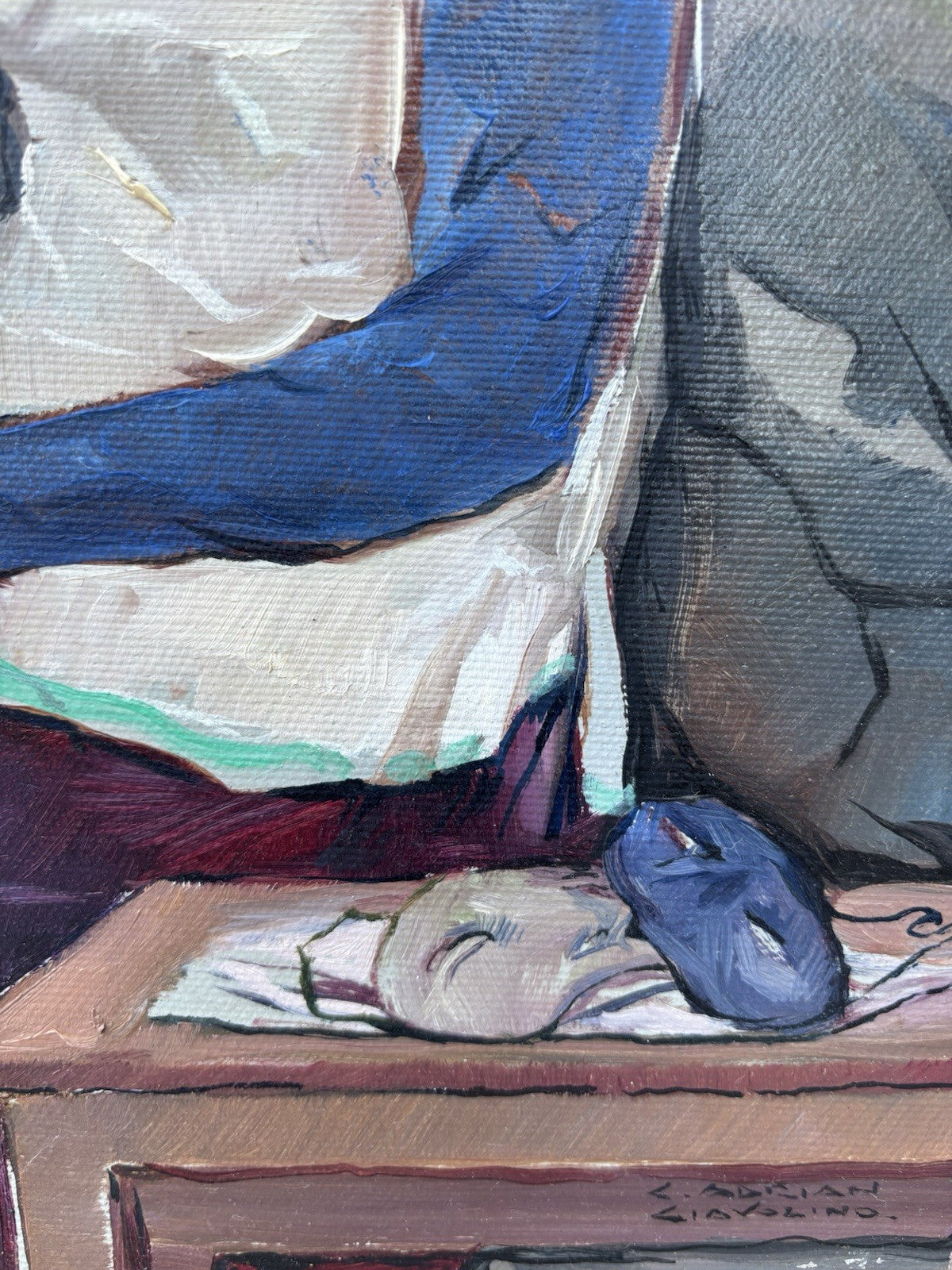 Quadro -Figura Femminile- Ciro Adrian Ciavolino dipinto a olio su tela