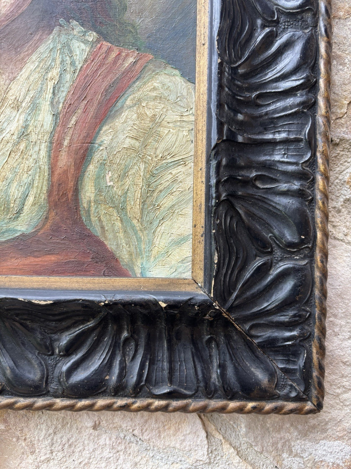 Quadro antico -Figura Di Donna- dipinto a olio