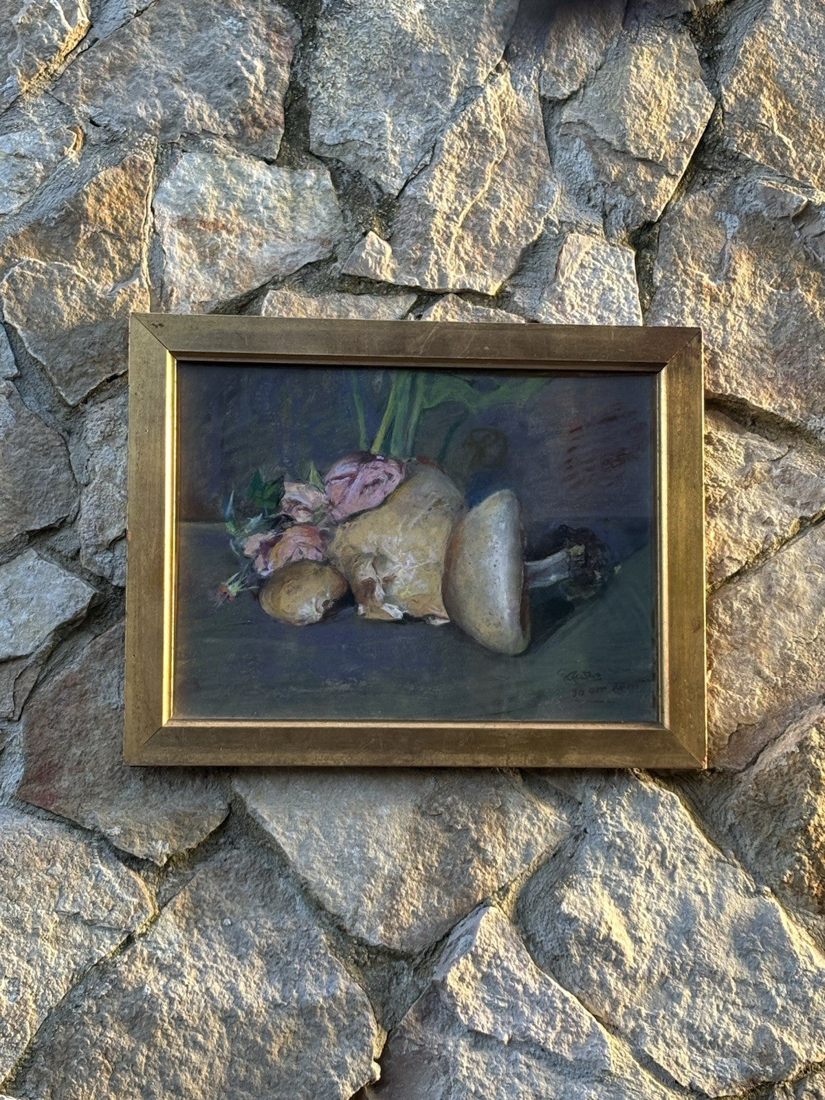 Quadro antico -Natura Morta- Giuseppe Casciaro realizzato a pastello