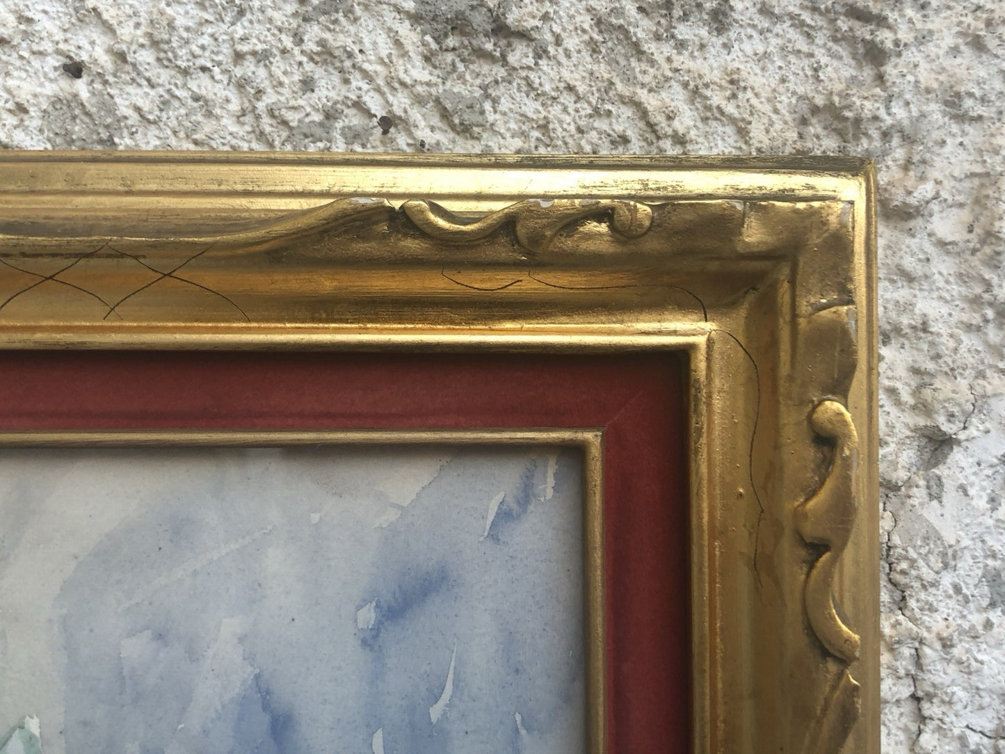 Quadro -Rose Appassite- Antonello Zecca dipinto ad acquerello