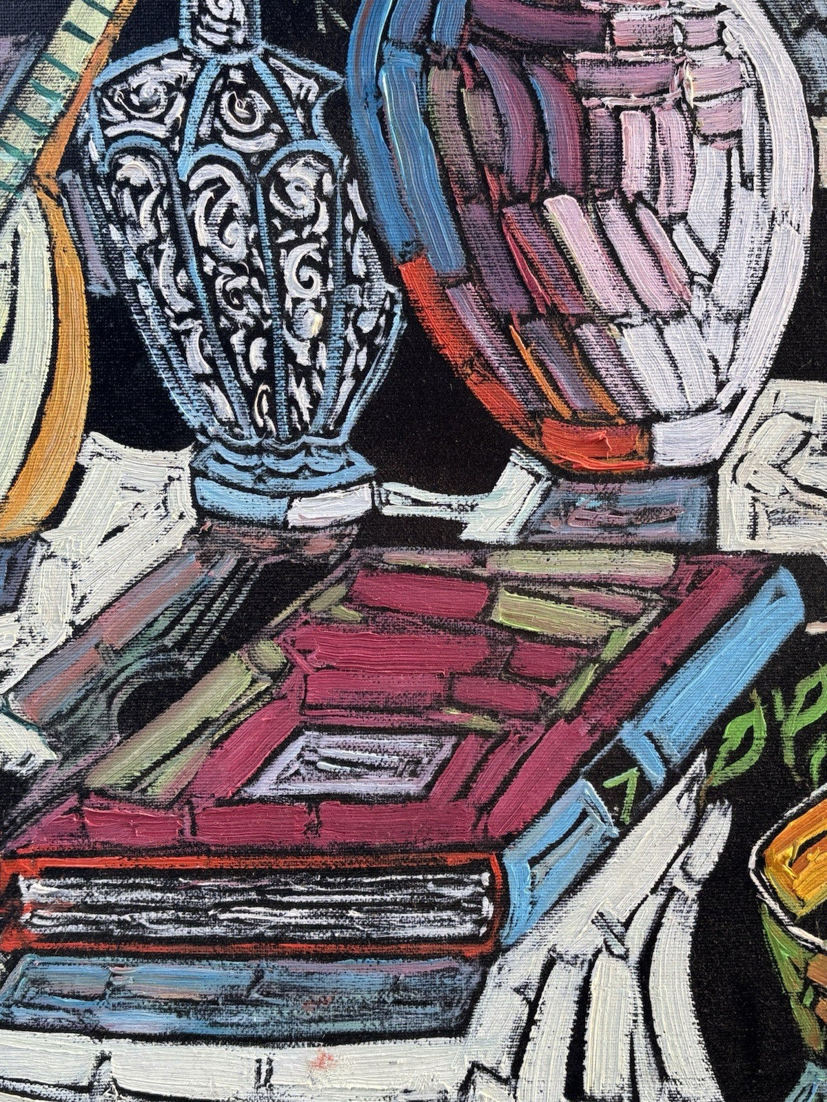 Quadro -Romanticismo- Marcello Piacentini dipinto a olio su tela