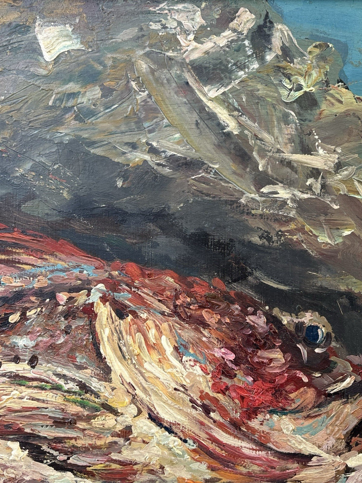 Quadro -Scorfano Rosso- Guido Casciaro dipinto a olio