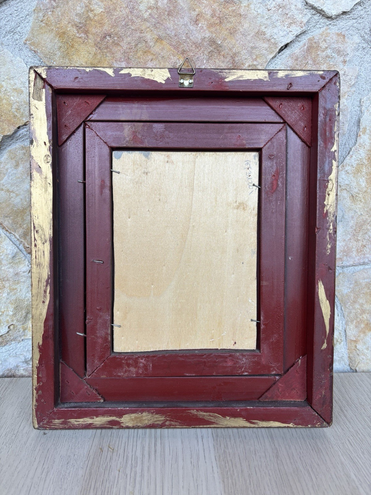 Quadro -Mezzo Nudo- dipinto a olio su tavoletta
