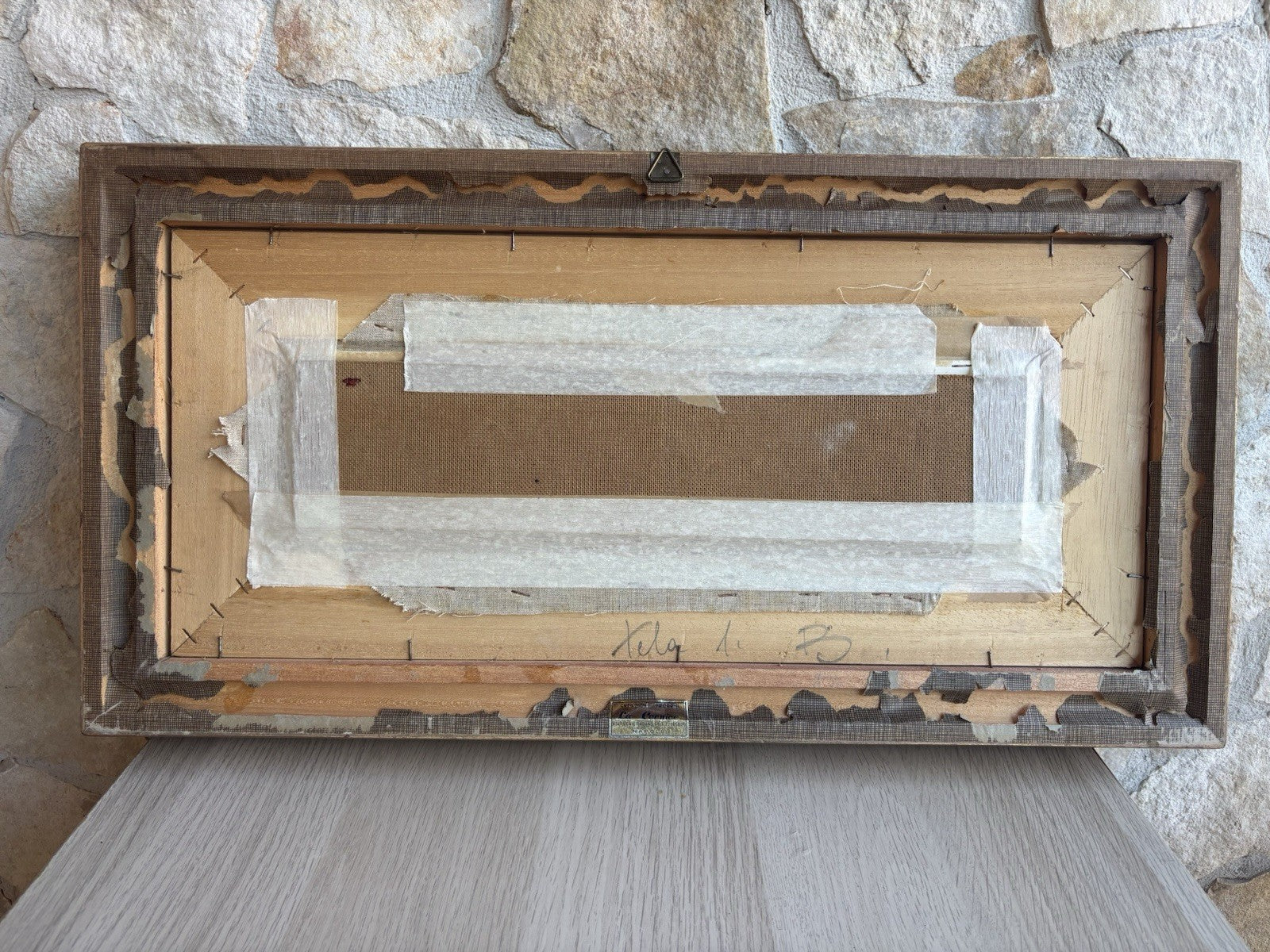 Quadro -Bagnanti- dipinto a olio