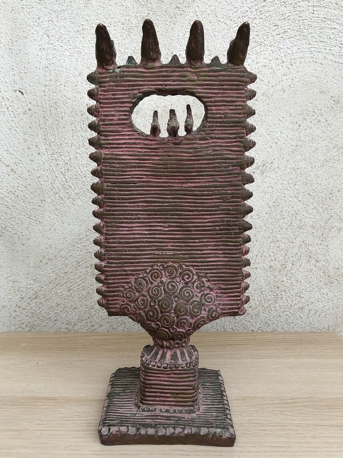 Scultura Vintage In Bronzo Raffaele Spizzico