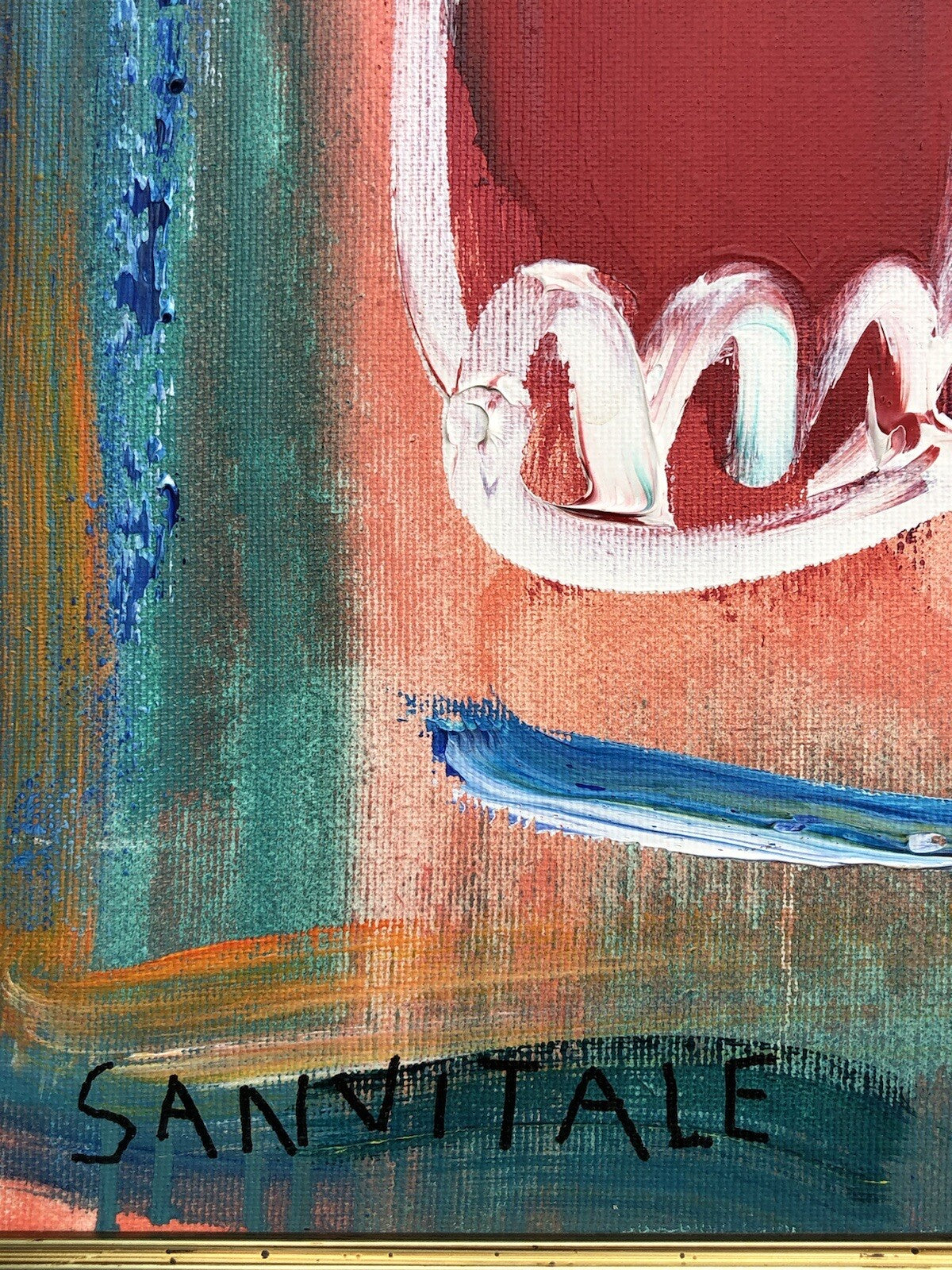 Quadro vintage -Natura Morta- dipinto a olio su tela
