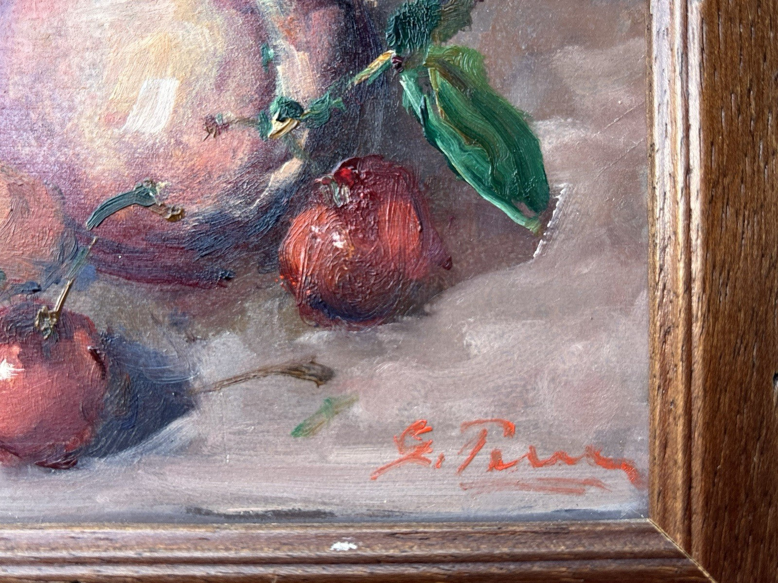 Tris di quadri miniature -Natura Morta- Giovanni Pane- dipinti a olio