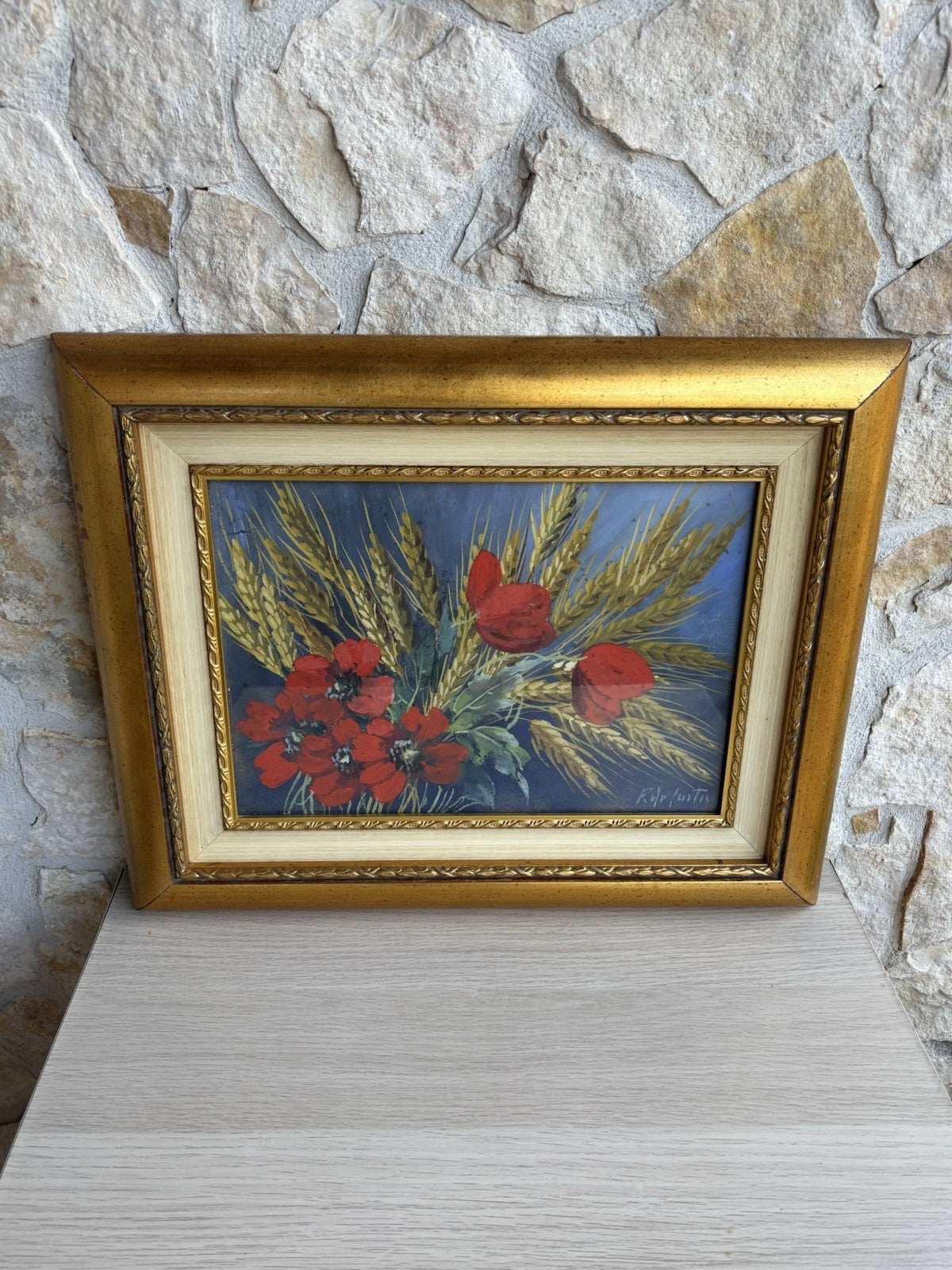 Quadro -Fiori- Federico De Curtis dipinto a tecnica mista