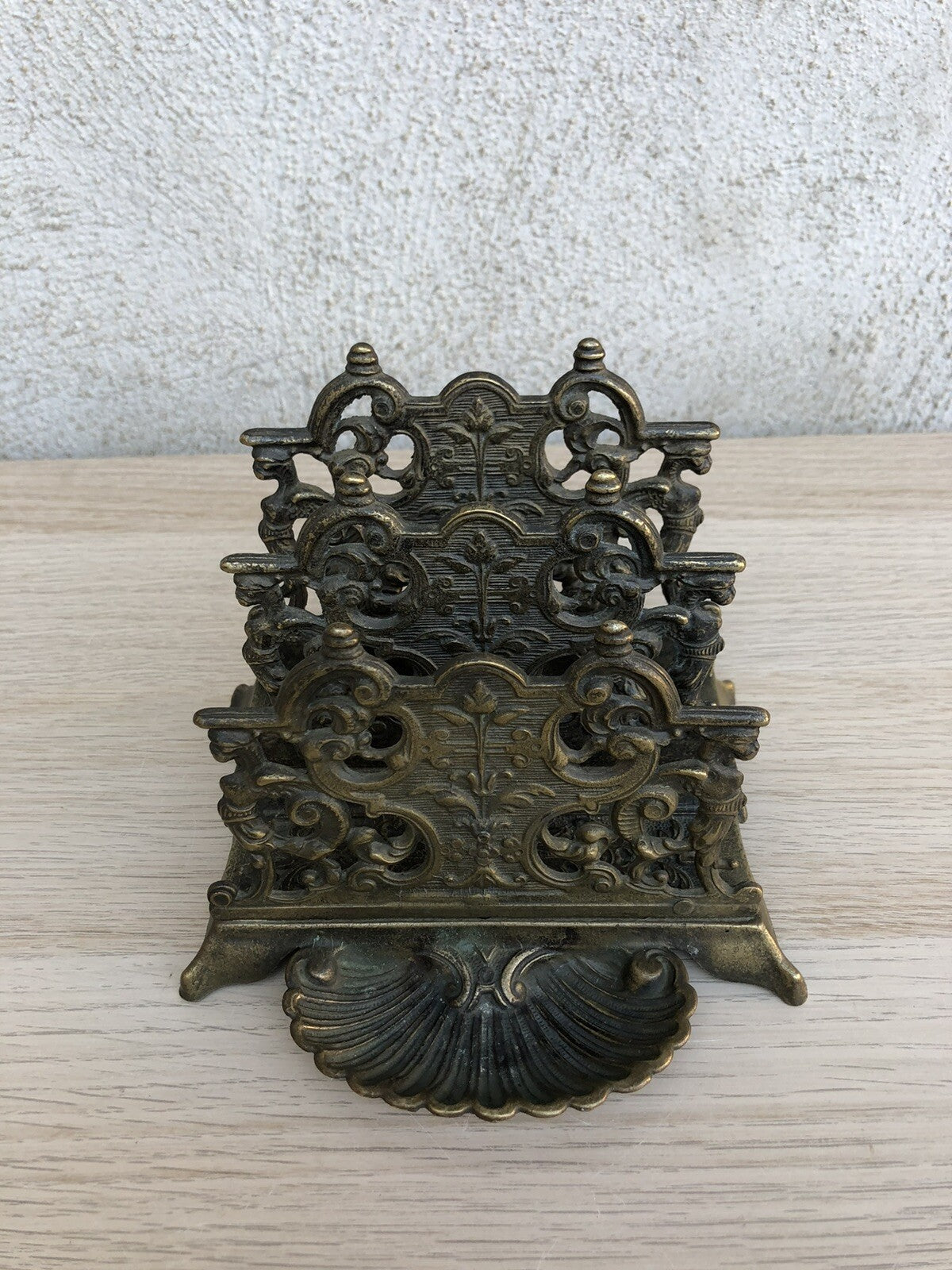 Portalettere Vintage In Ottone