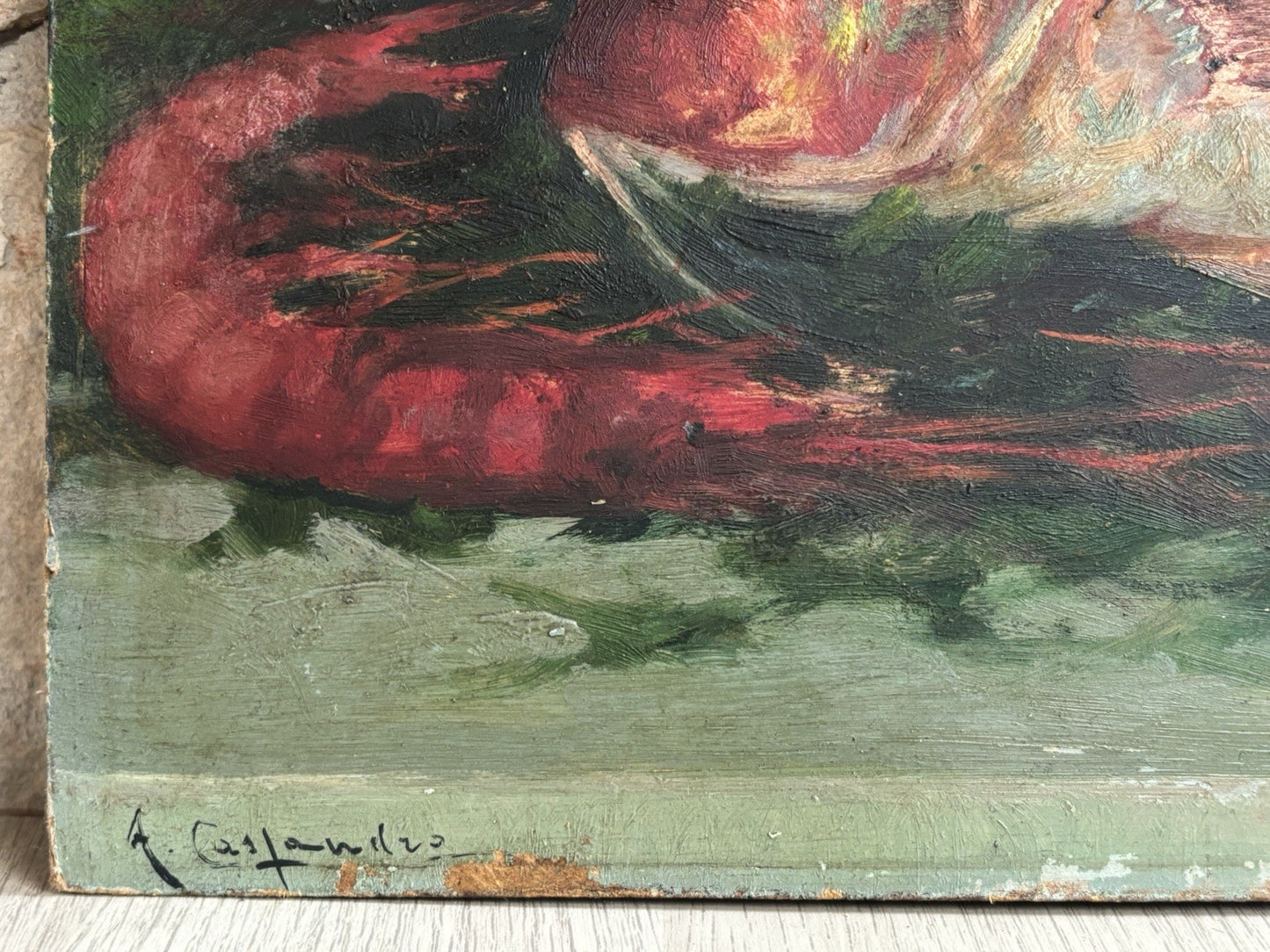 Quadro -Natura Morta- Augusto Cassandro dipinto a olio