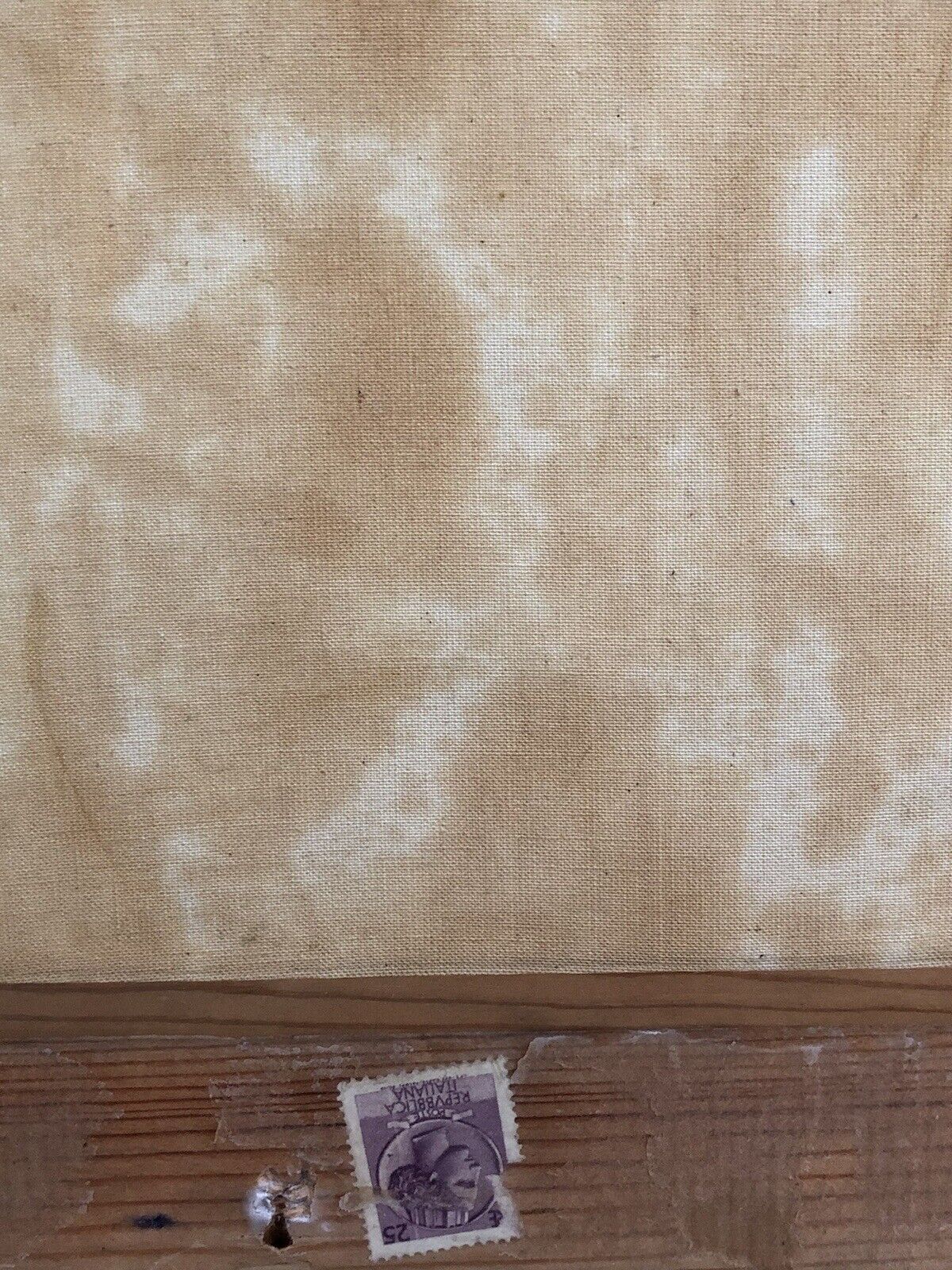 Quadro vintage -Bagnanti- dipinto a olio su tela