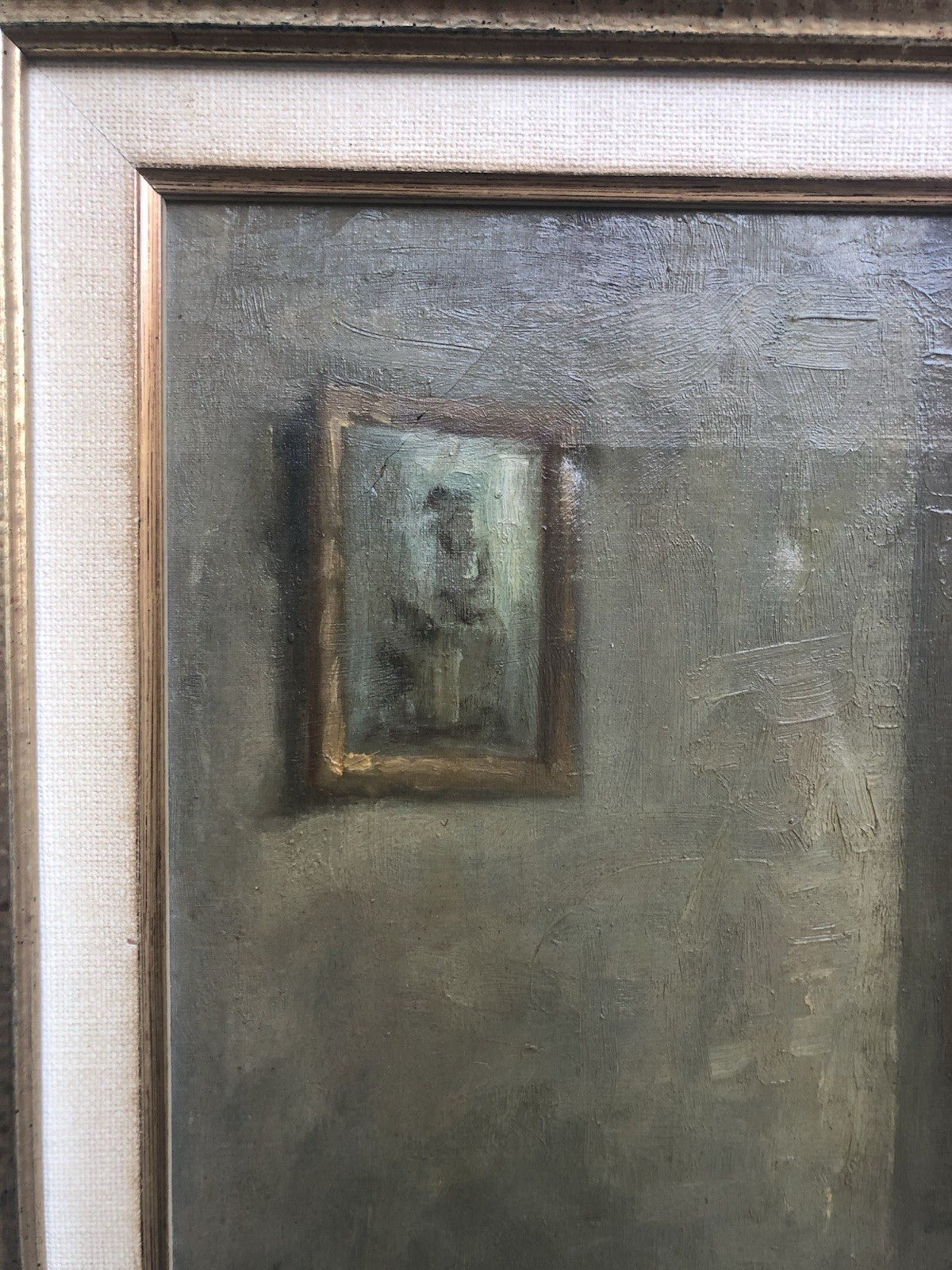 Quadro -Fanciulli In Lettura- dipinto a olio su tela
