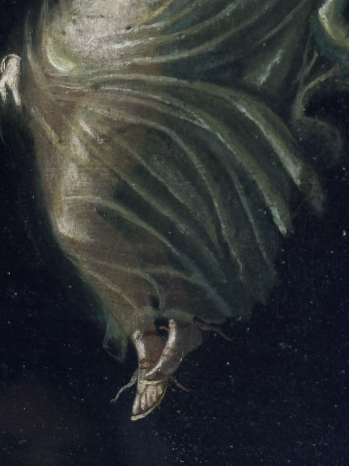 Quadro antico -Figure- stile pompeiano dipinto a olio