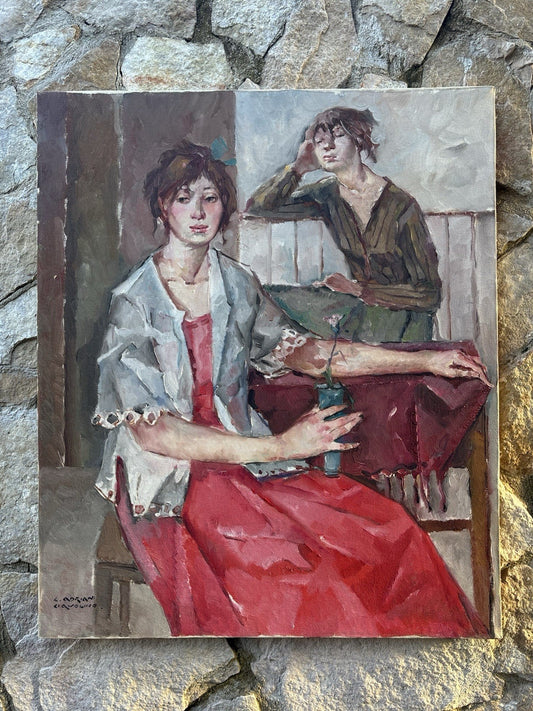 Quadro -Figure Femminili- Ciro Adrian Ciavolino- dipinto a olio su tela