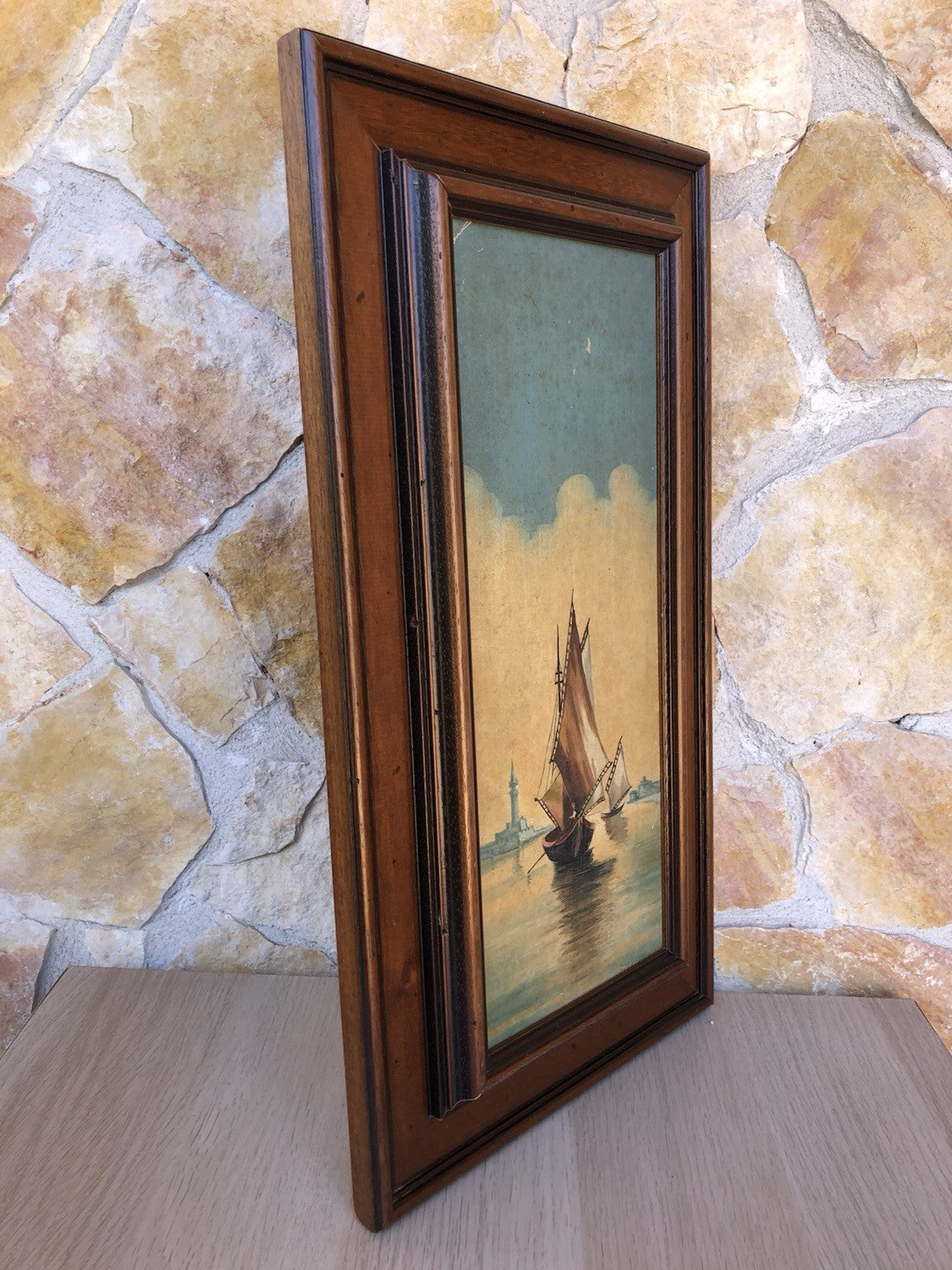 Quadro antico -Marina Di Venezia- dipinto a olio