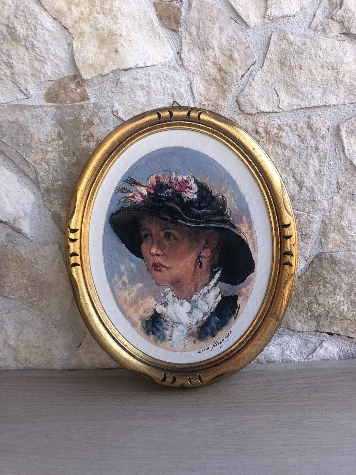 Quadro -Figura Di Donna- dipinto a olio