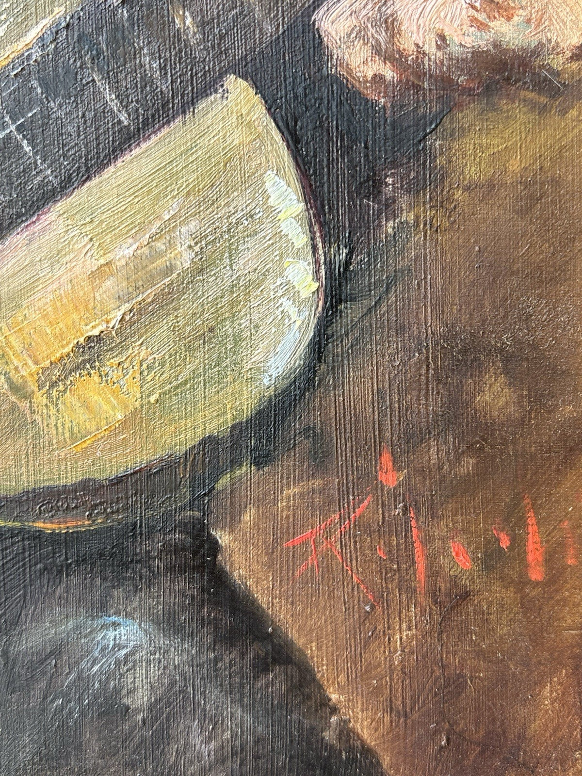 Quadro -Chitarrista- Franco Rispoli- dipinto a olio