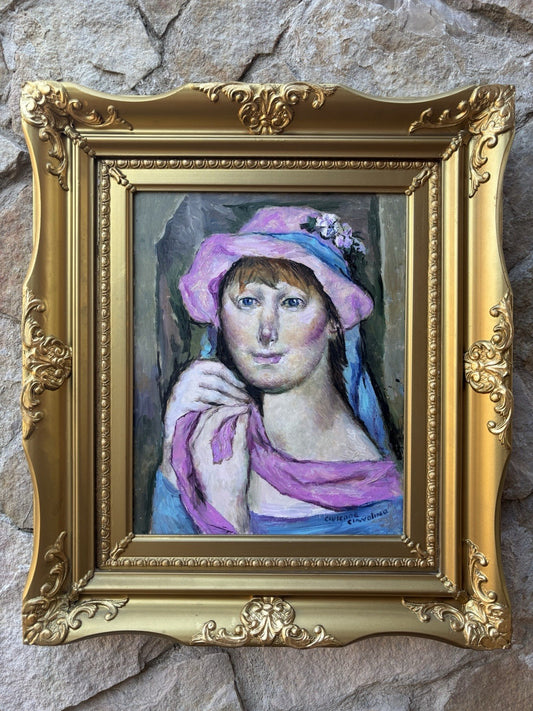 Quadro -Figura Femminile- Giuseppe Ciavolino- dipinto a olio su tela