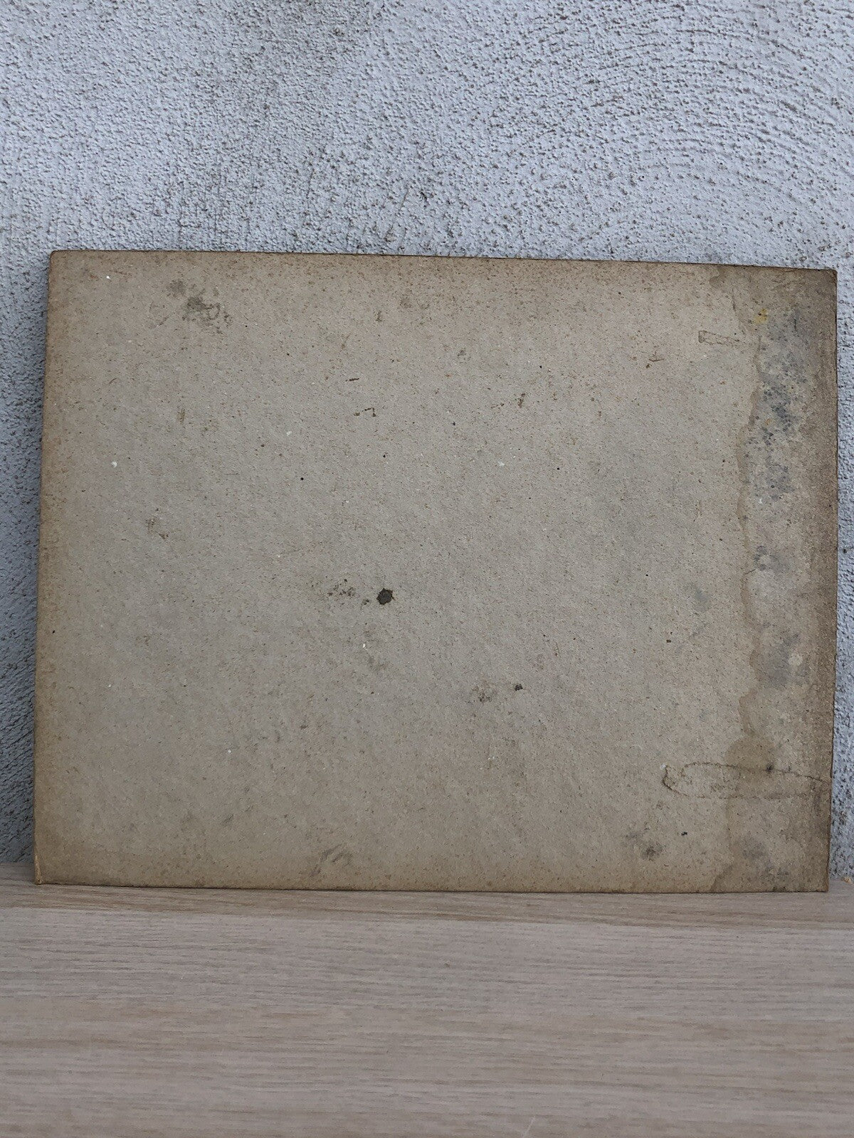 Quadro vintage -Barche A Riposo- dipinto a tecnica mista su cartoncino